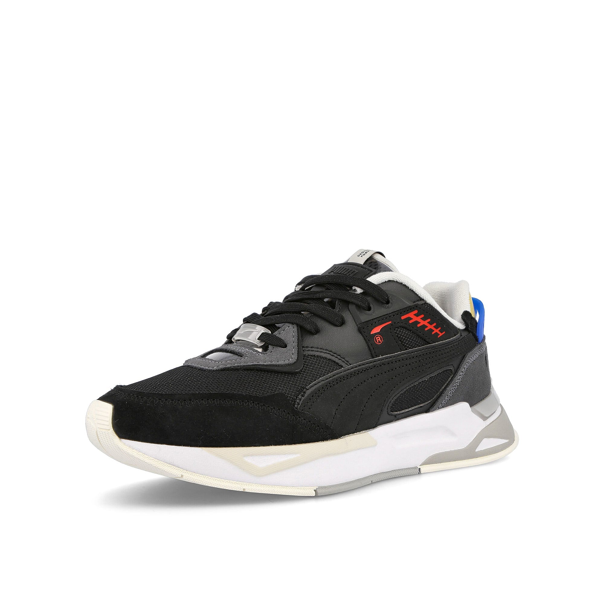 Puma mirage sport Puma Black-Puma White Low Top Sneakers Close Up | Overkill