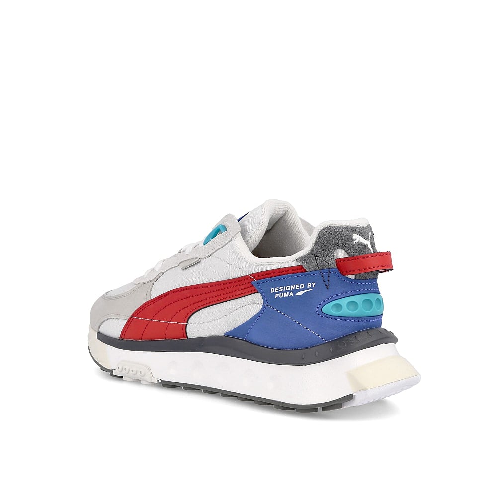 Puma wild rider layers Puma White - Urban Red Sneakers Material | Overkill