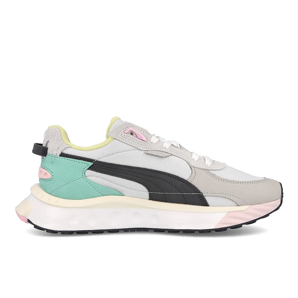 Puma wild rider layers Puma White - Ebony Sneakers Silhouette | Overkill