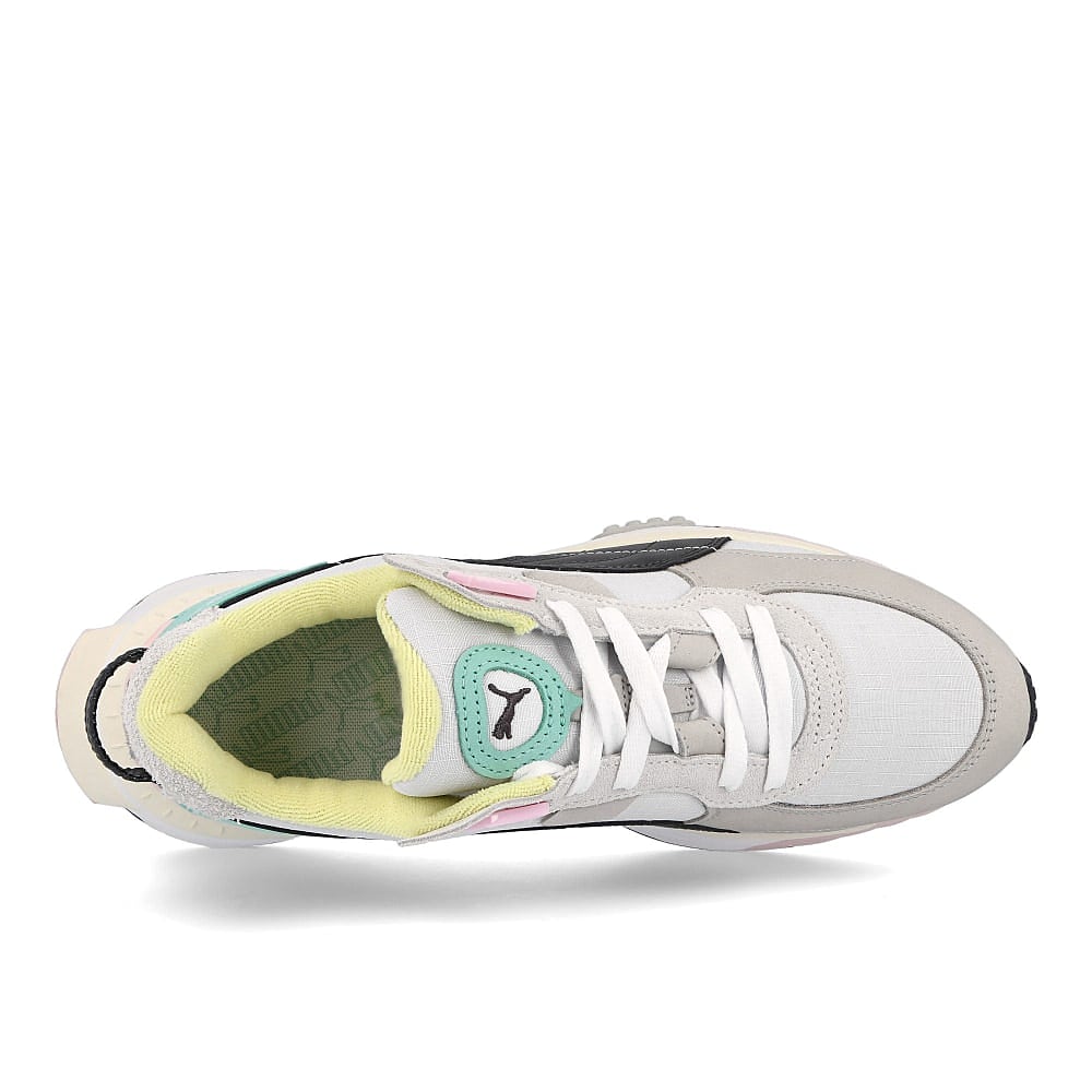 Puma wild rider layers Puma White - Ebony Sneakers Detailfoto | Overkill
