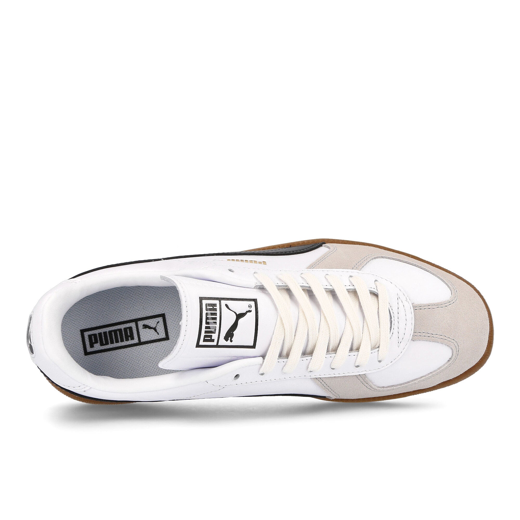 Puma army trainer og Puma White - Puma Black - Gum Low Top Sneakers Detailfoto | Overkill