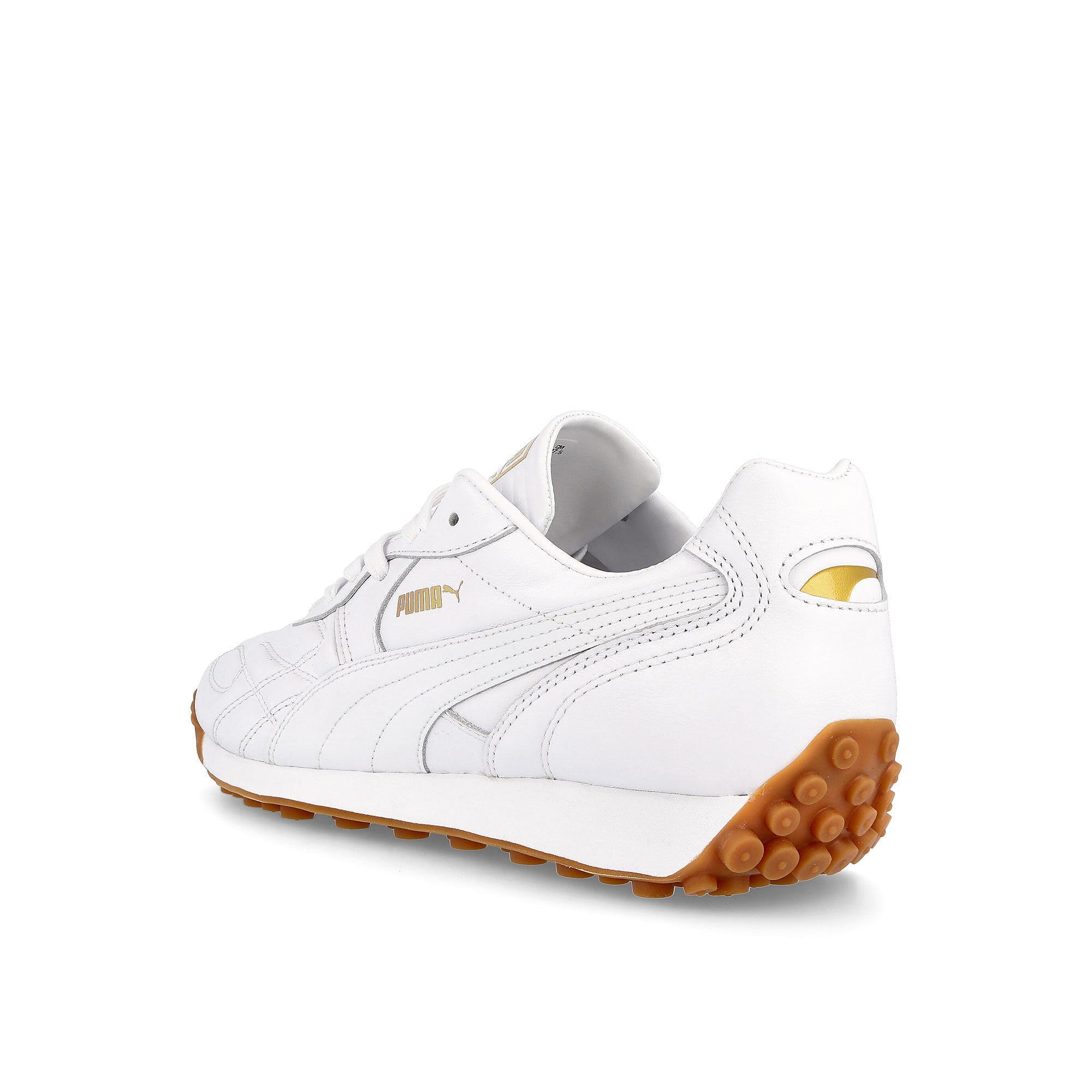 Puma style avanti Puma White - Gum - Pumateam Gold Sneakers Material | Overkill