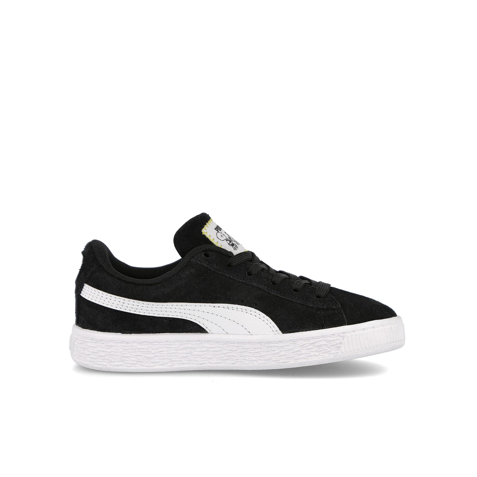 Puma Peanuts x Puma Suede Classic XXI PS Puma Black - Puma White Sneakers Silhouette | Overkill