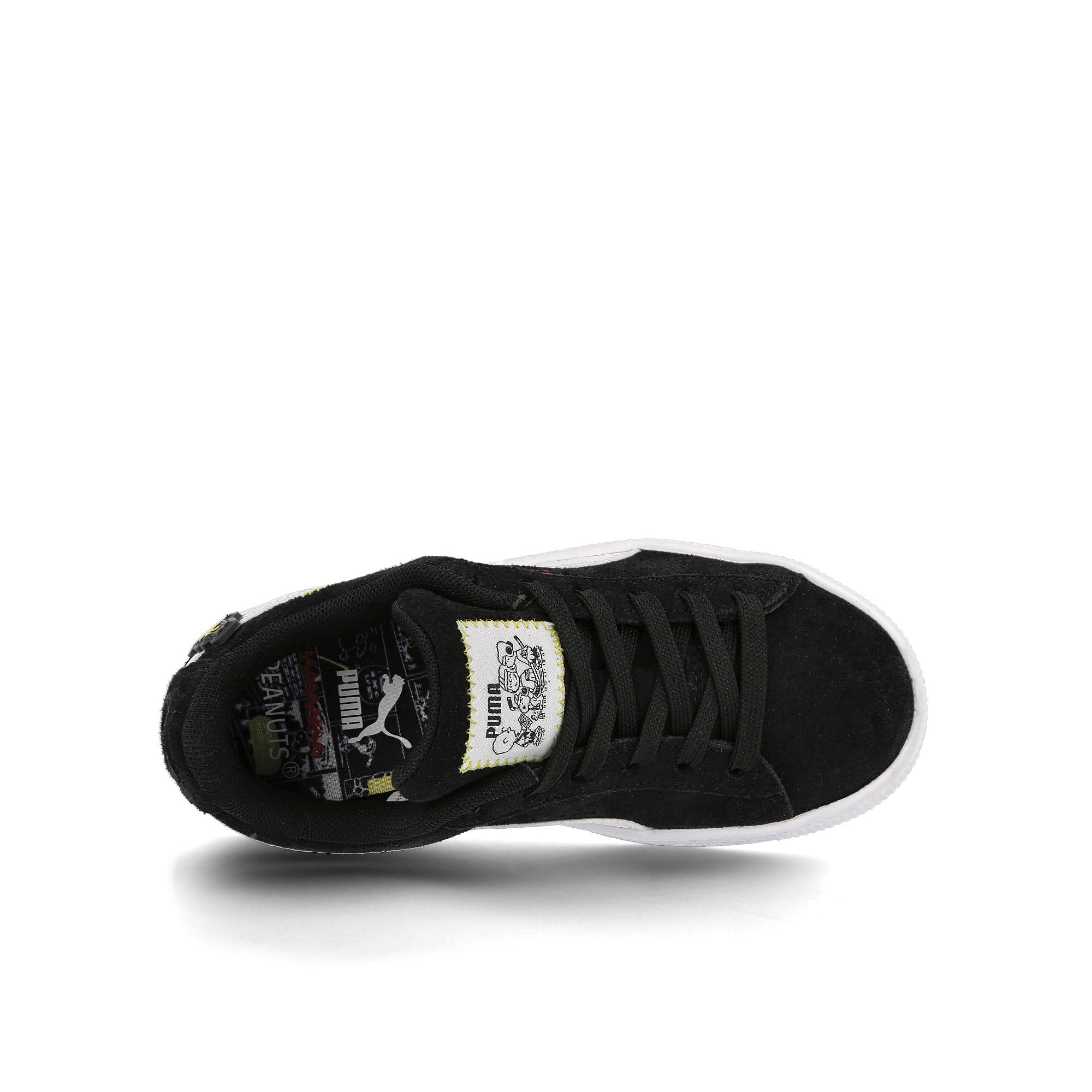 Puma Peanuts x Puma Suede Classic XXI PS Puma Black - Puma White Sneakers Detailfoto | Overkill