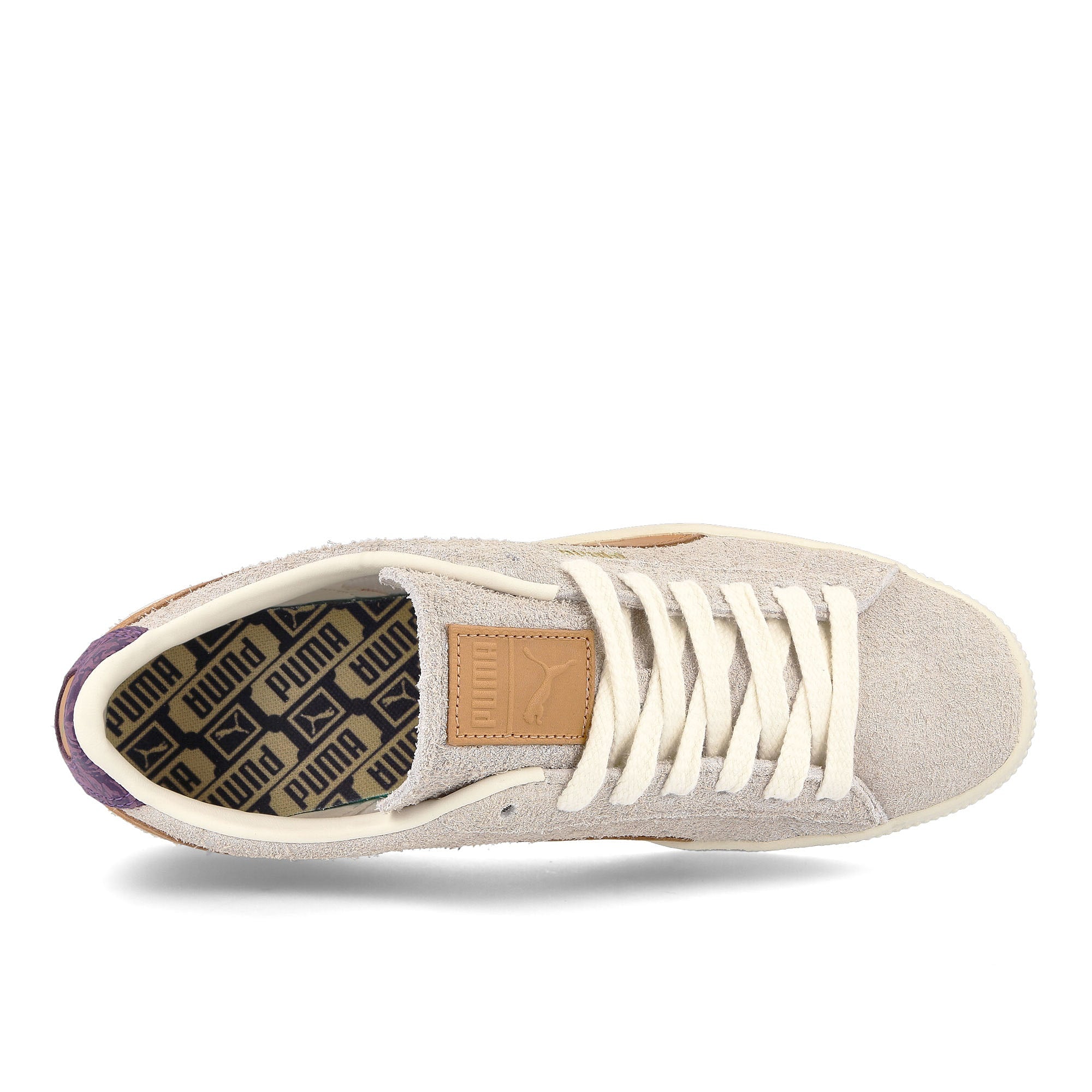 Puma suede vtg sc Puma White - Sweet Grape - Marshmellow Sneakers Detailfoto | Overkill