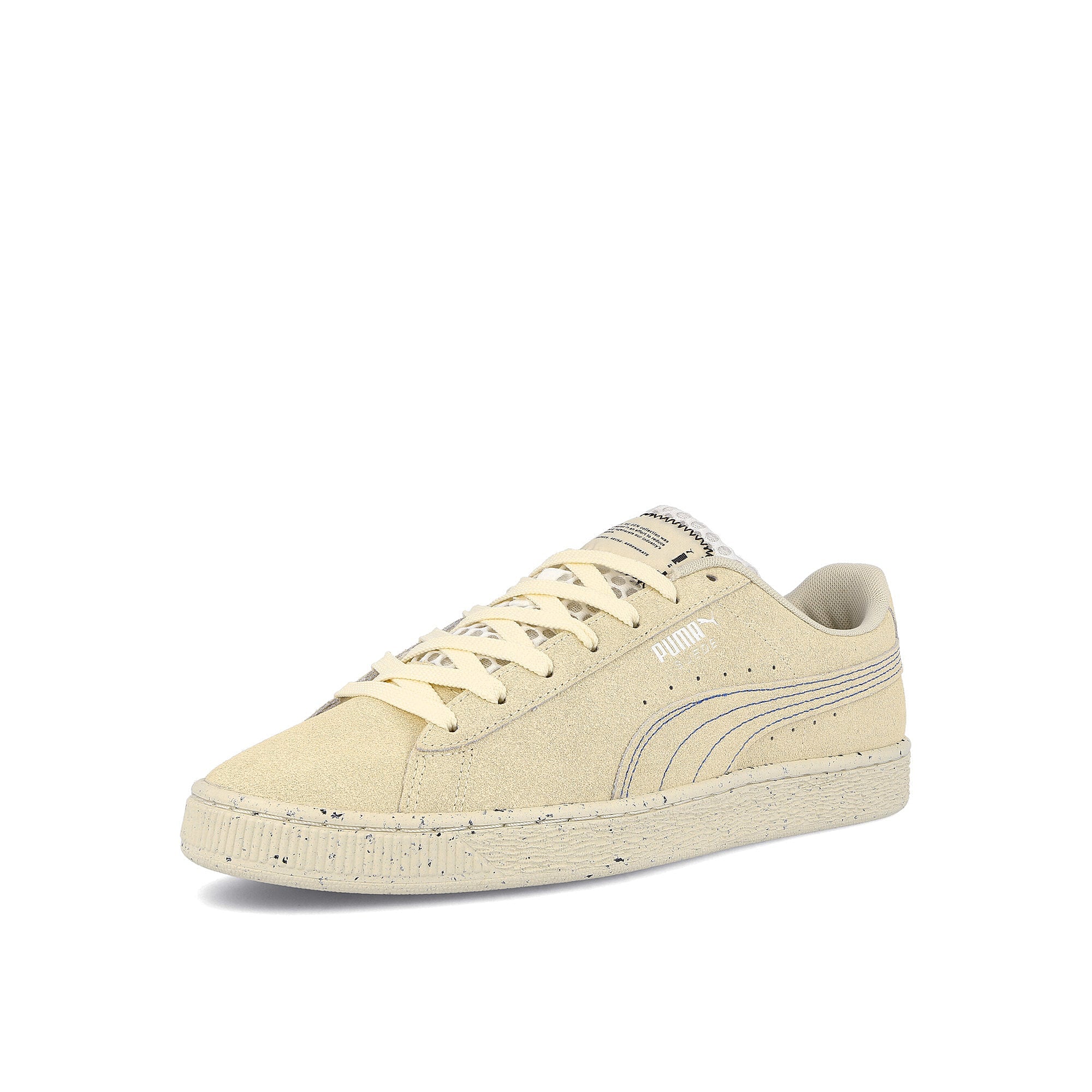 Puma Re.Gen x Puma Suede Ivory Glow - Grenadine Sneakers Close Up | Overkill