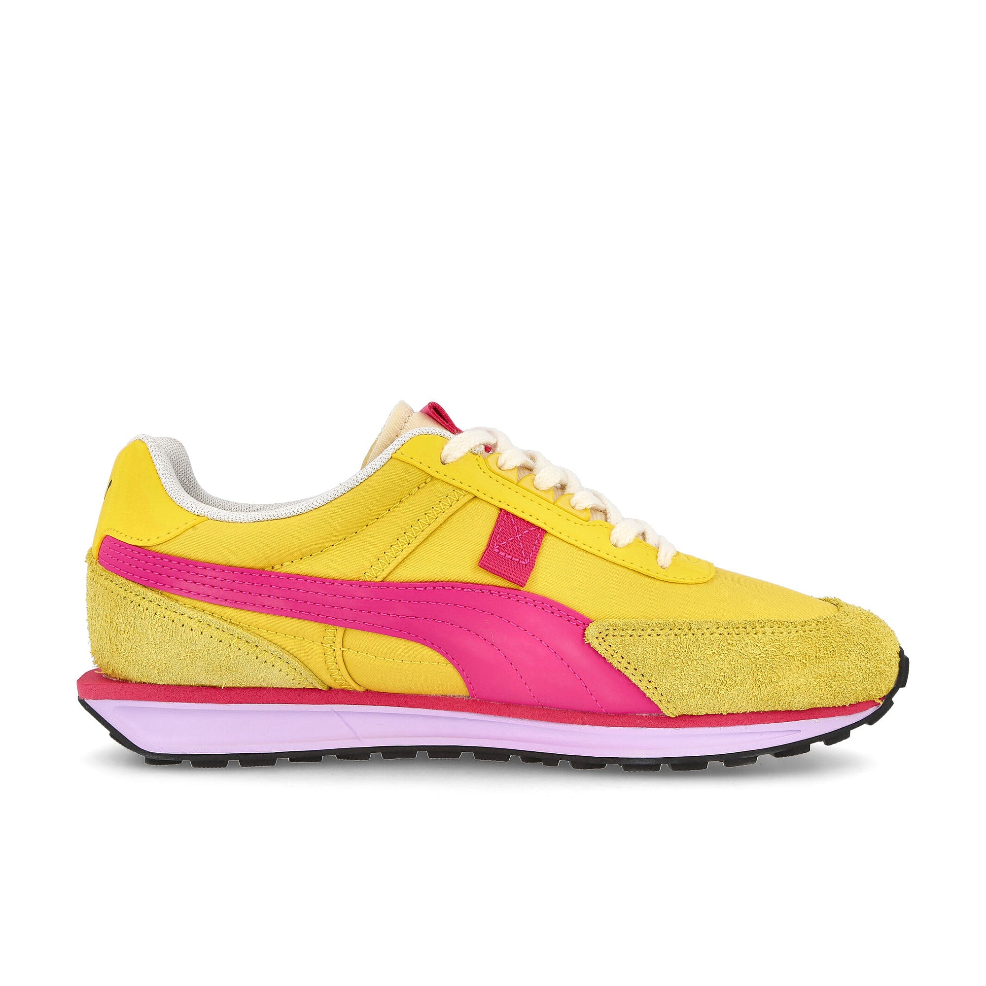Puma wmns lo rider vintage Super Lemon - Glowing Pink Sneakers Silhouette | Overkill