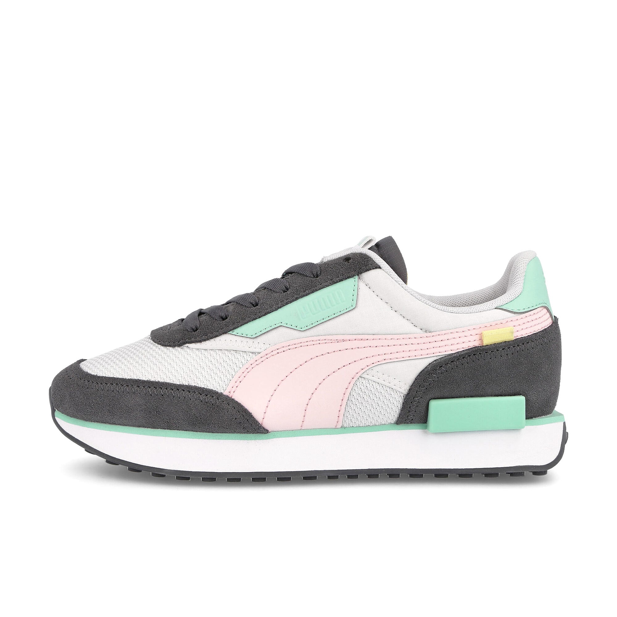 Puma wmns future rider soft Puma White - Ebony Sneakers 381141 03 | Overkill