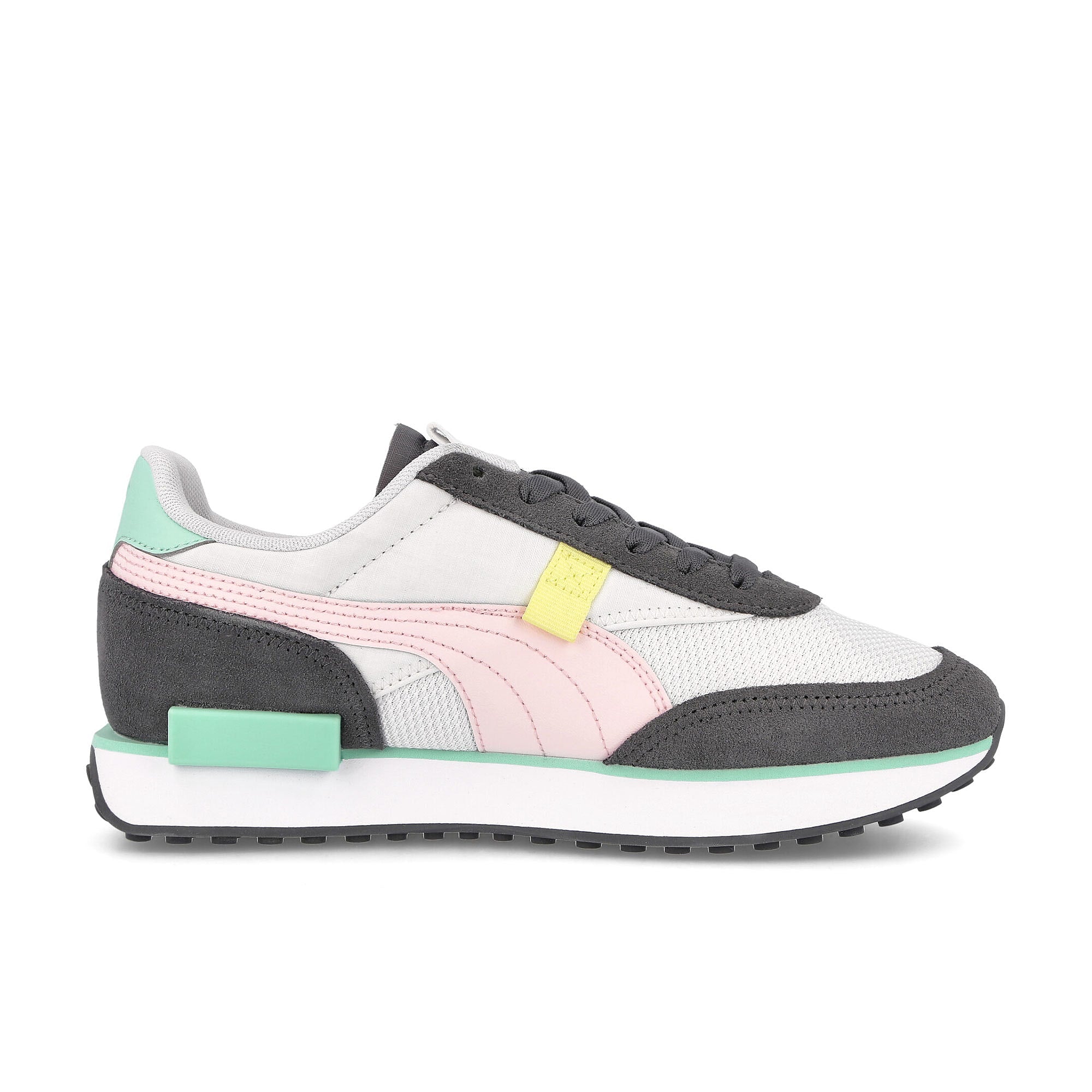 Puma wmns future rider soft Puma White - Ebony Sneakers Silhouette | Overkill
