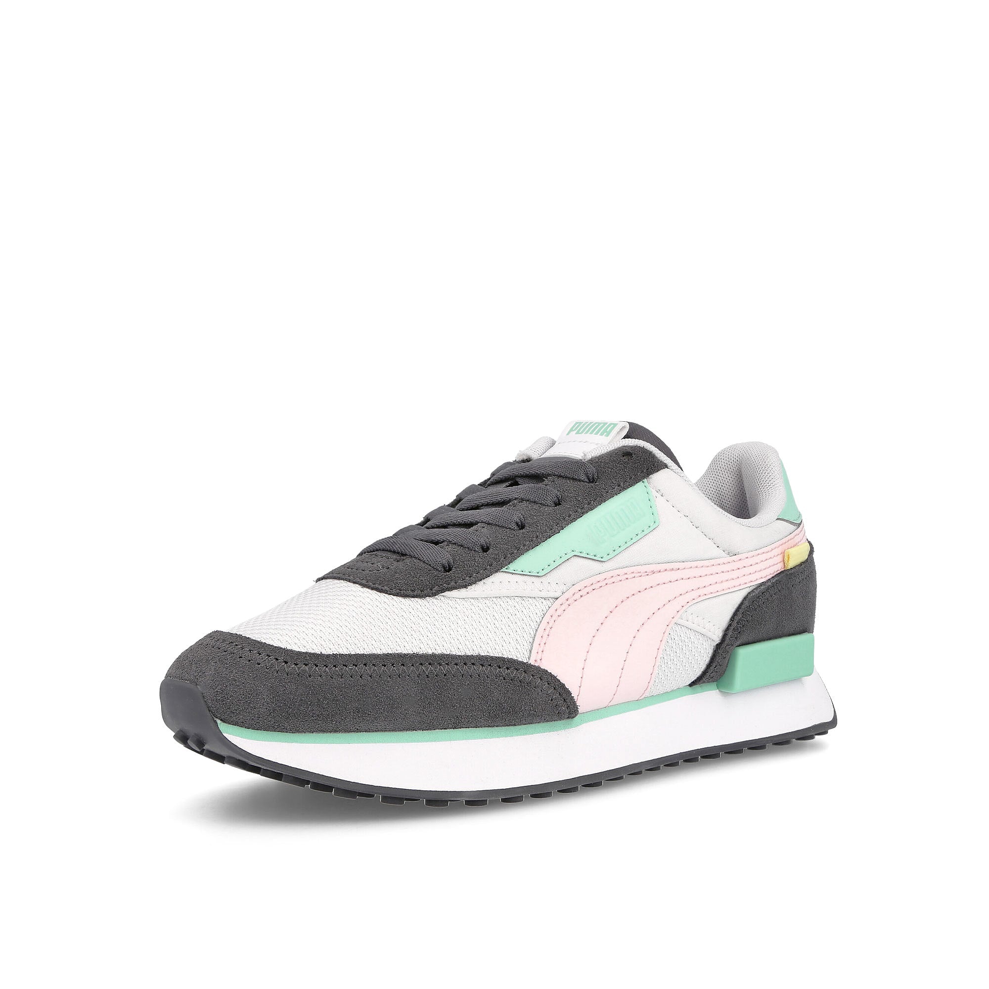 Puma wmns future rider soft Puma White - Ebony Sneakers Close Up | Overkill