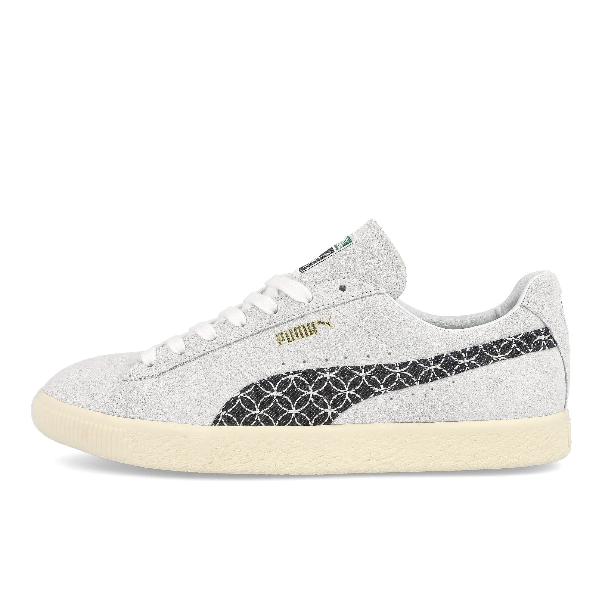 Puma Sashiko x Puma Suede VTG Vaporous Gray - Intense Blue Sneakers 381166 01 | Overkill