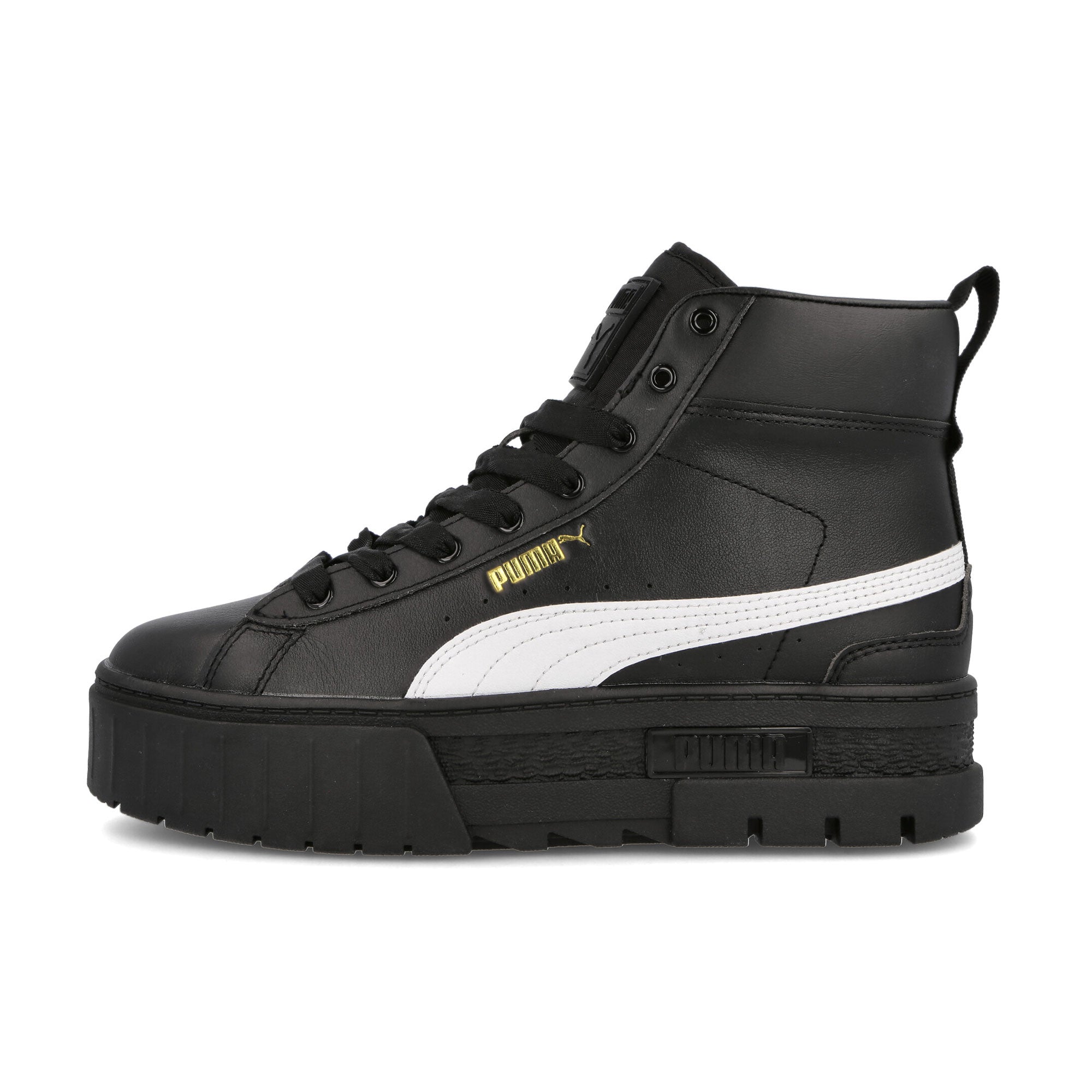 Puma wmns mayze mid Puma Black - Puma White Sneakers 381170 02 | Overkill