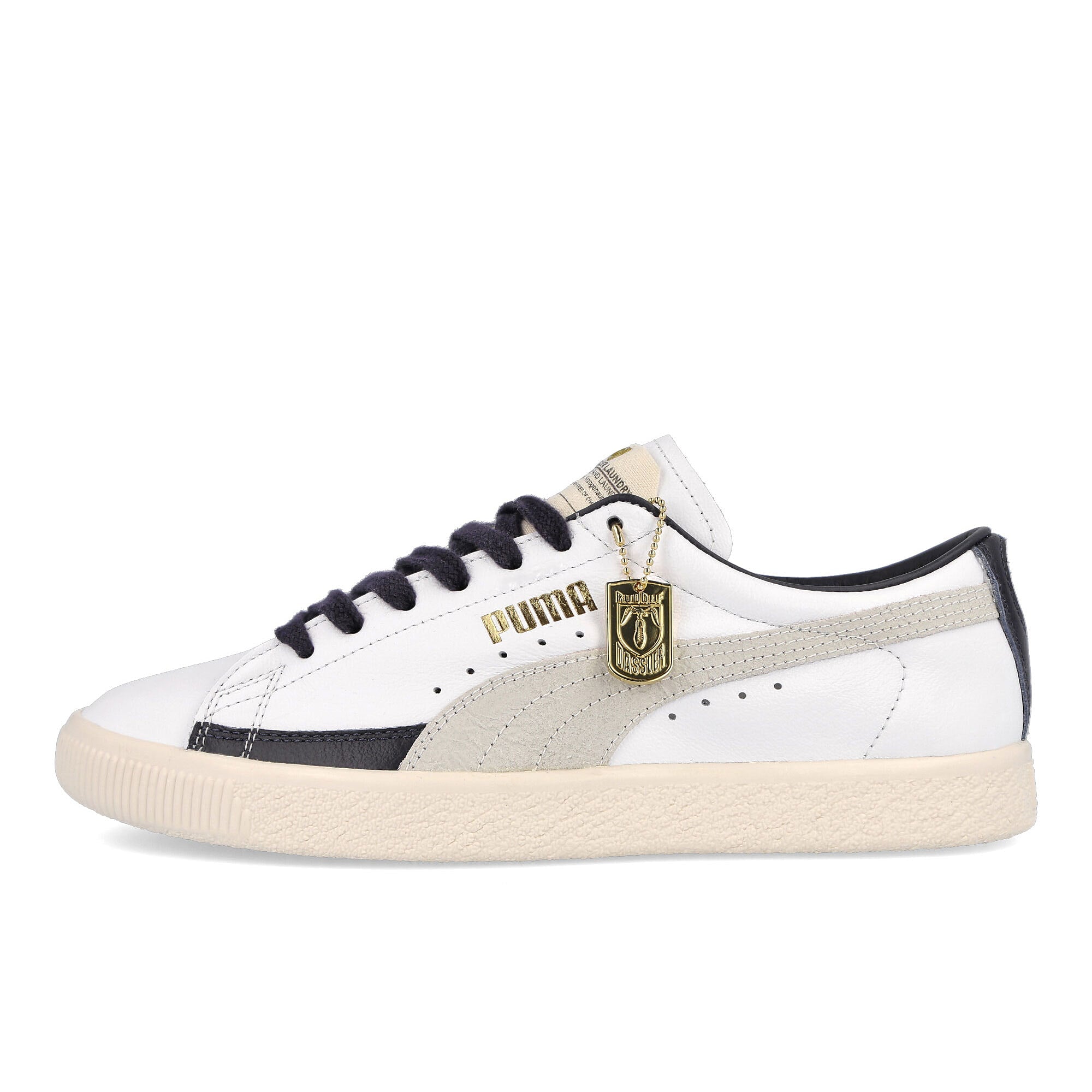 Puma basket vtg rdl lb Puma White - Puma New Navy - Eggnog Sneakers 381196 01 | Overkill