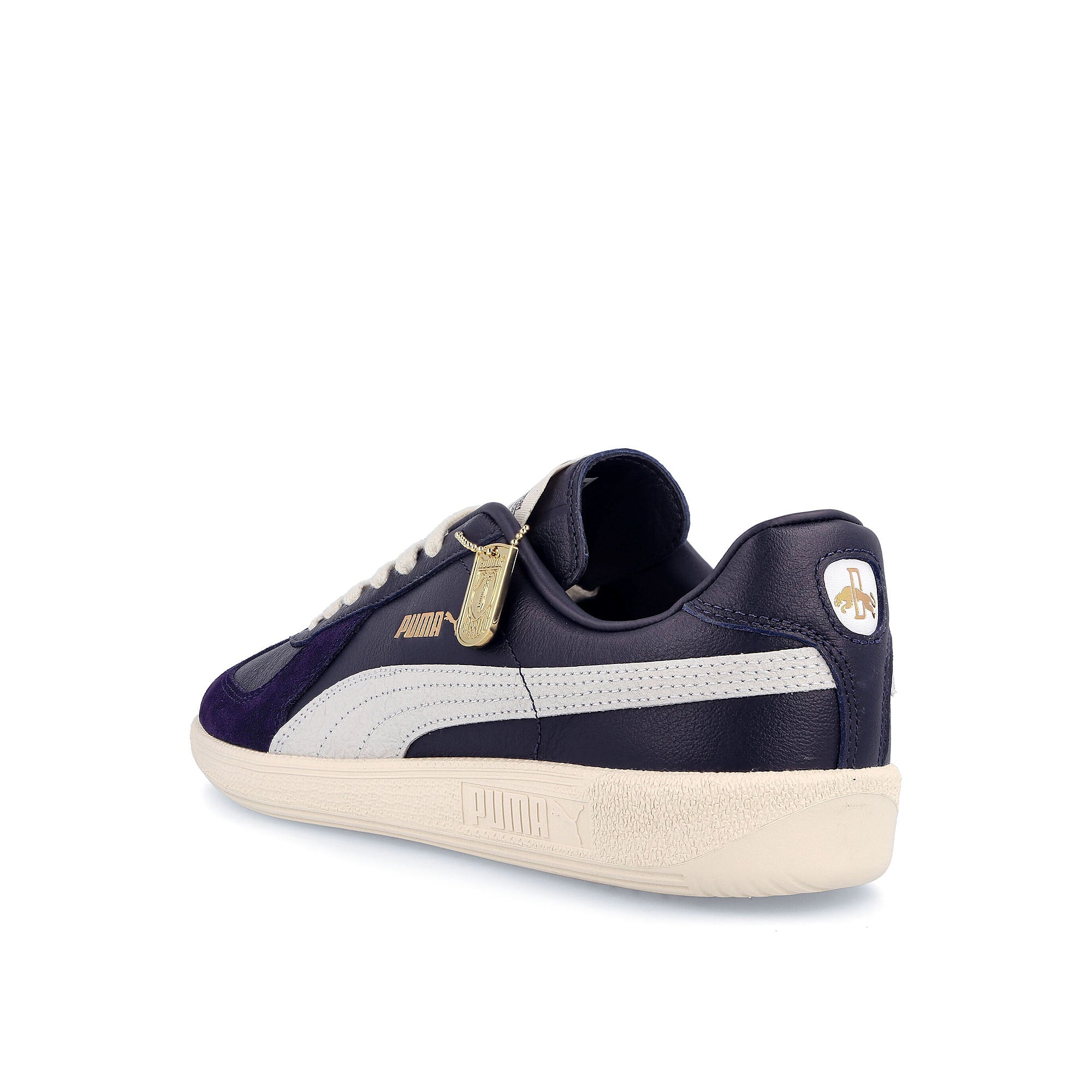 Puma army trainer rdl lb Puma New Navy - Puma White Eggnog Sneakers Material | Overkill