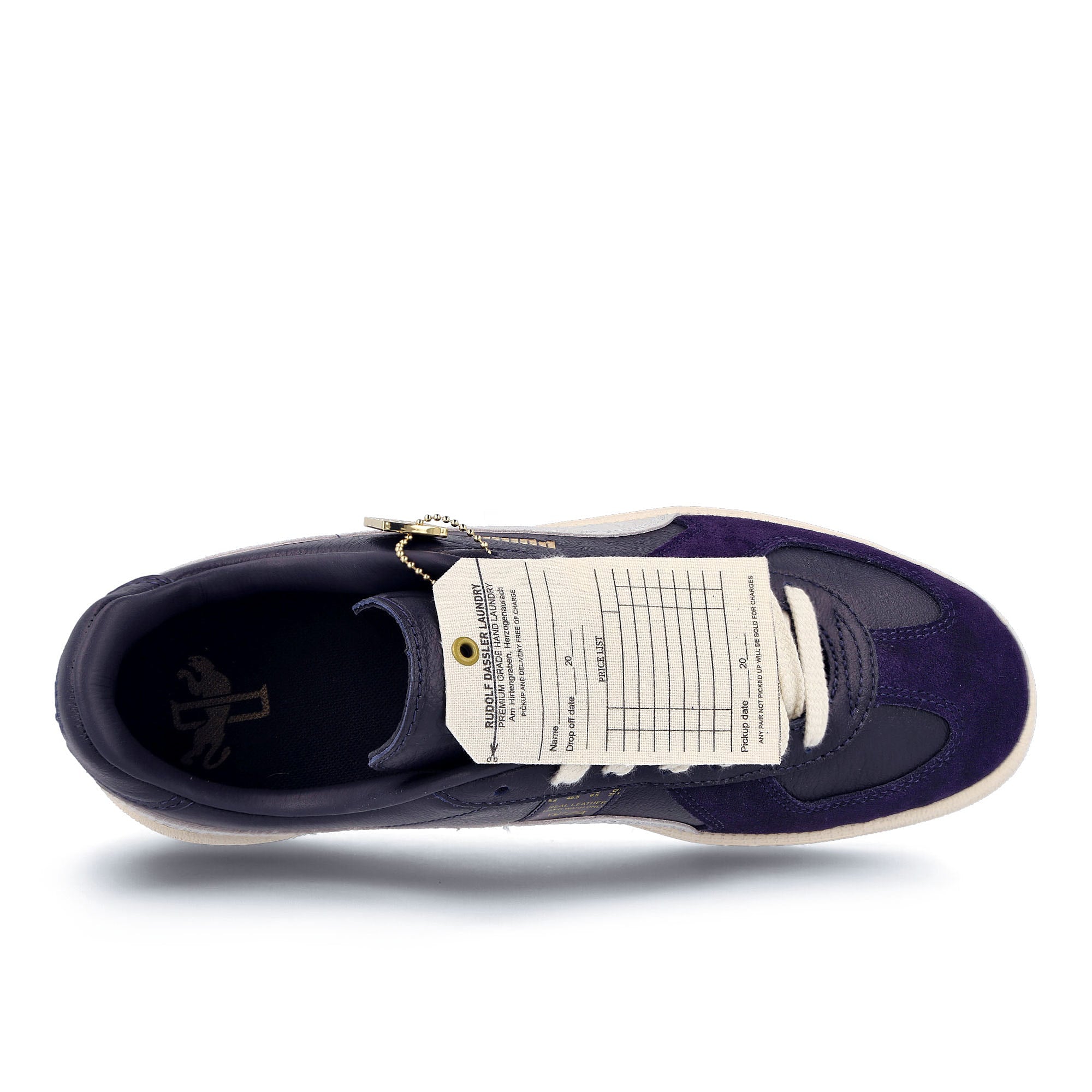 Puma army trainer rdl lb Puma New Navy - Puma White Eggnog Sneakers Detailfoto | Overkill