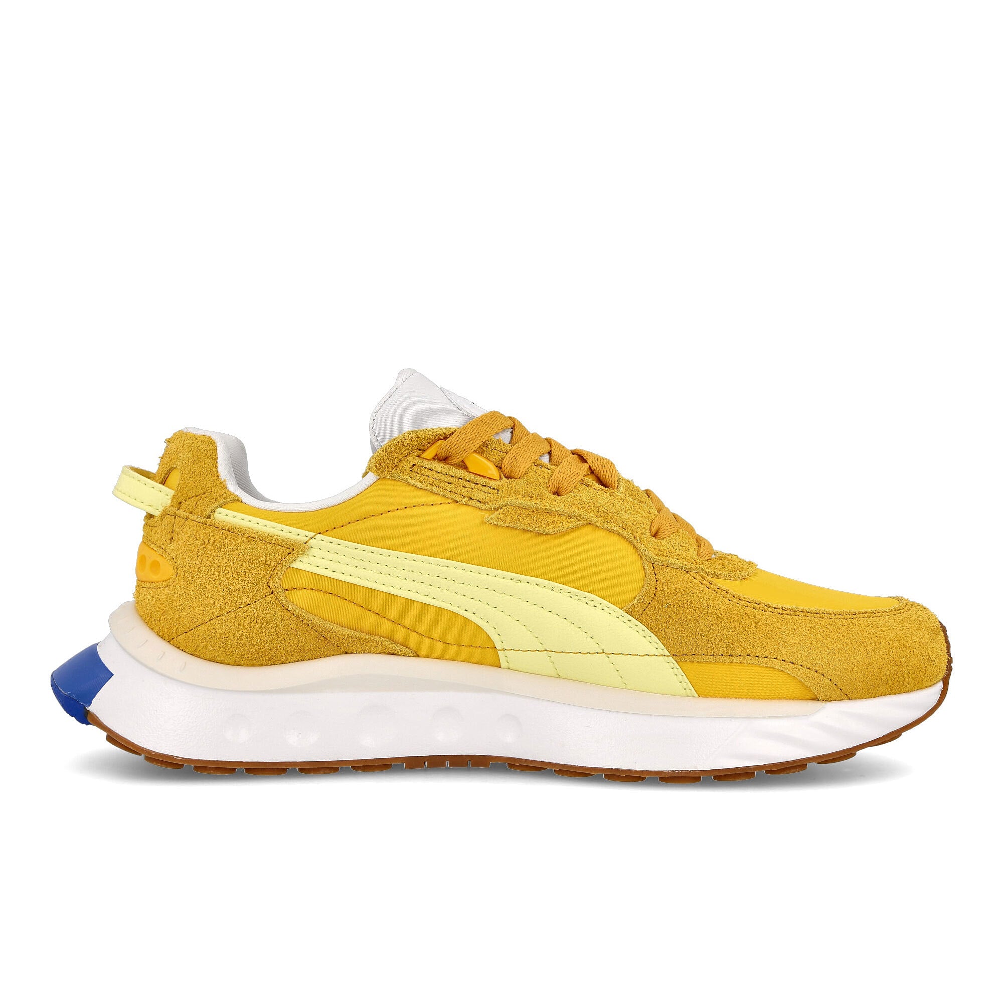 Puma wild rider vintage Mineral Yellow - Saffron Sneakers Silhouette | Overkill