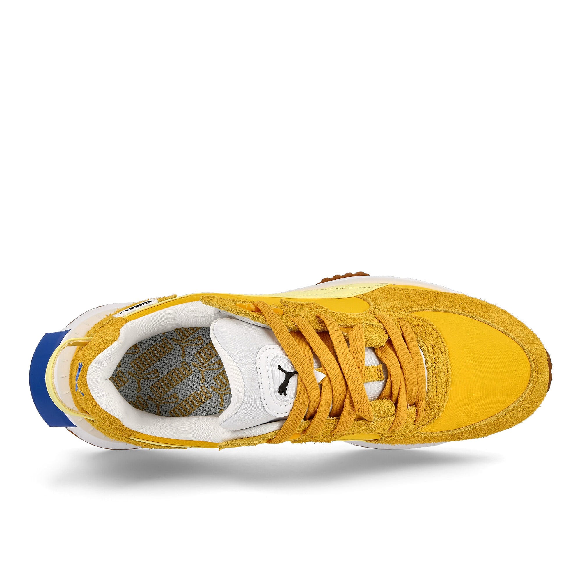Puma wild rider vintage Mineral Yellow - Saffron Sneakers Detailfoto | Overkill