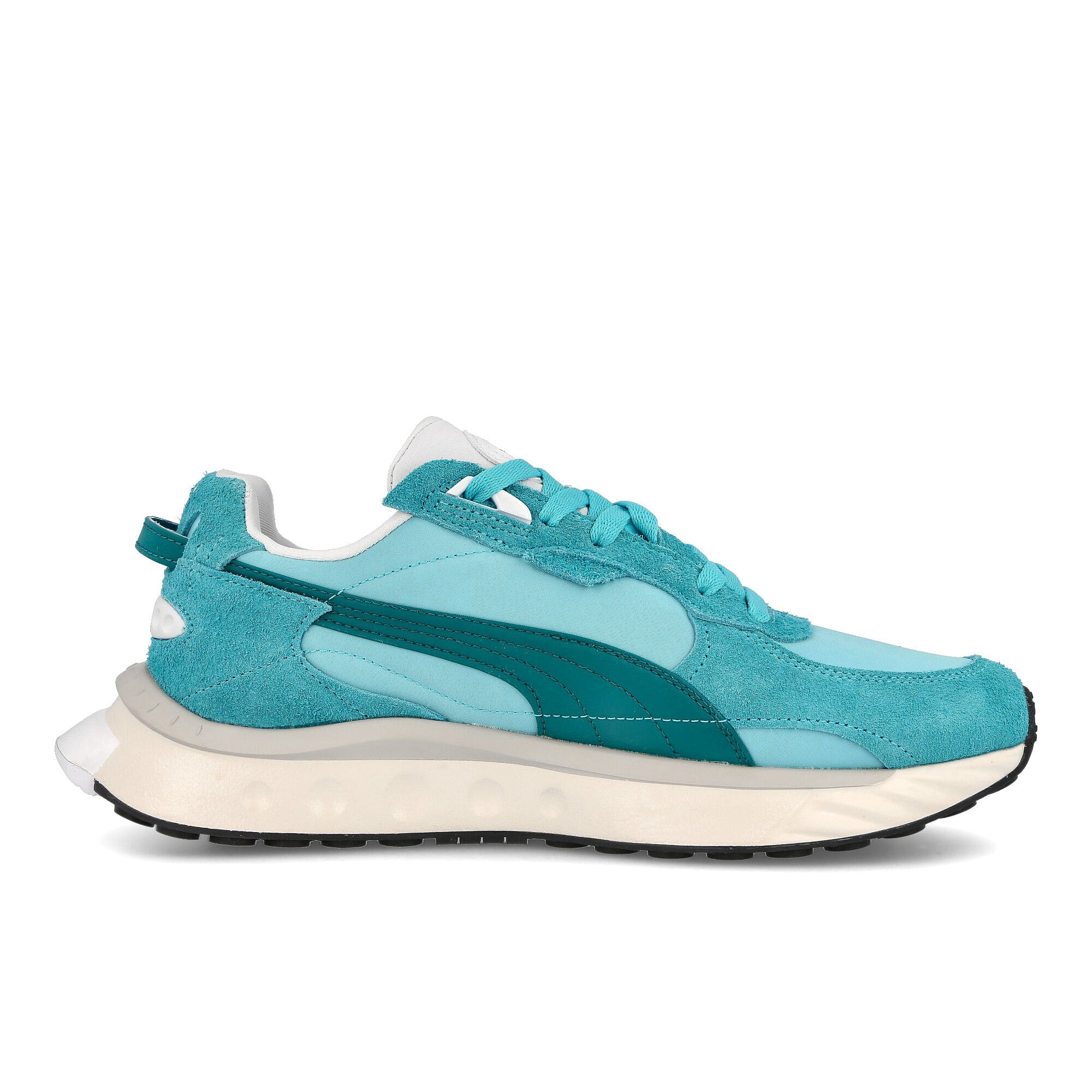 Puma wild rider vintage Elektro Pool - Elektro Aqua Sneakers Silhouette | Overkill