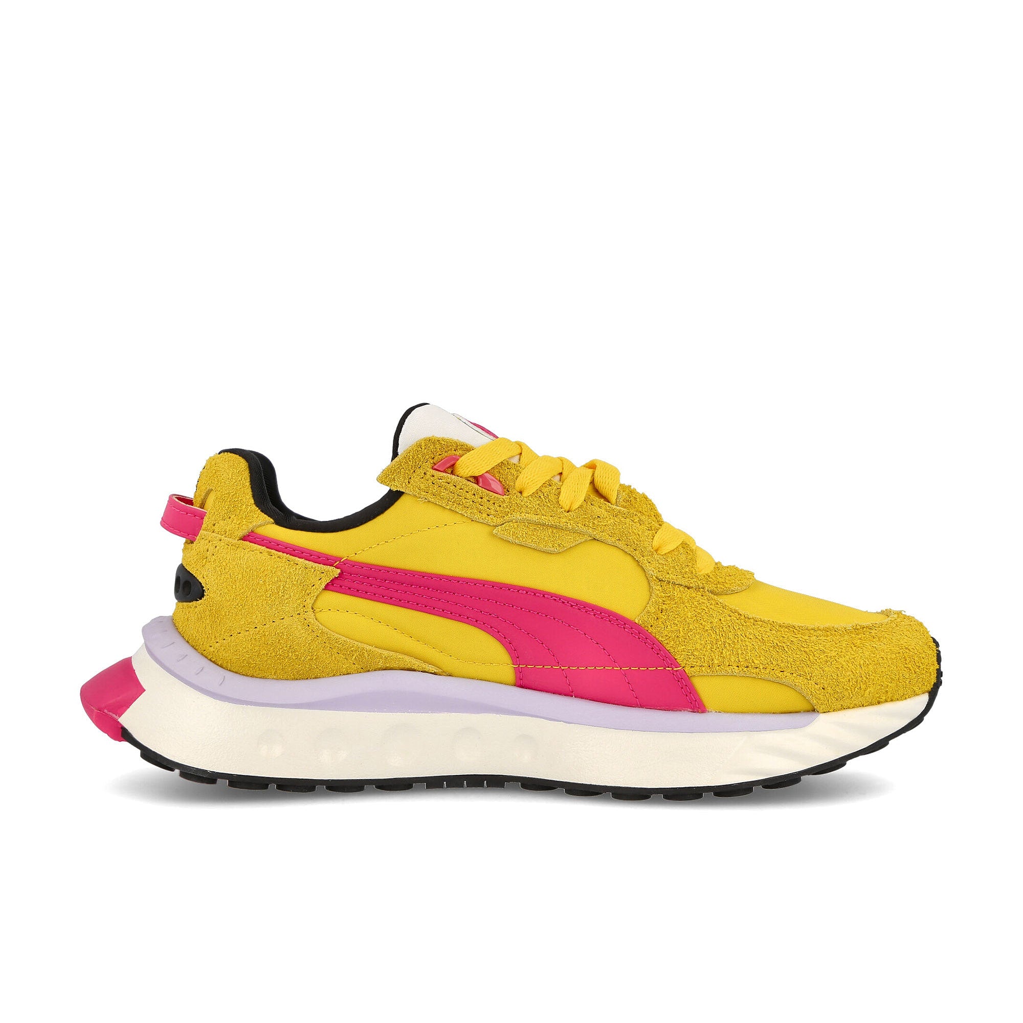Puma wild rider vintage Super Lemon - Glowing Pink Sneakers Silhouette | Overkill