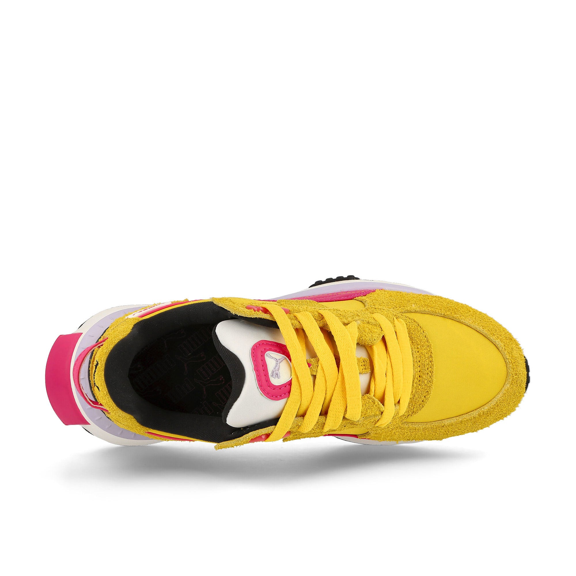 Puma wild rider vintage Super Lemon - Glowing Pink Sneakers Detailfoto | Overkill
