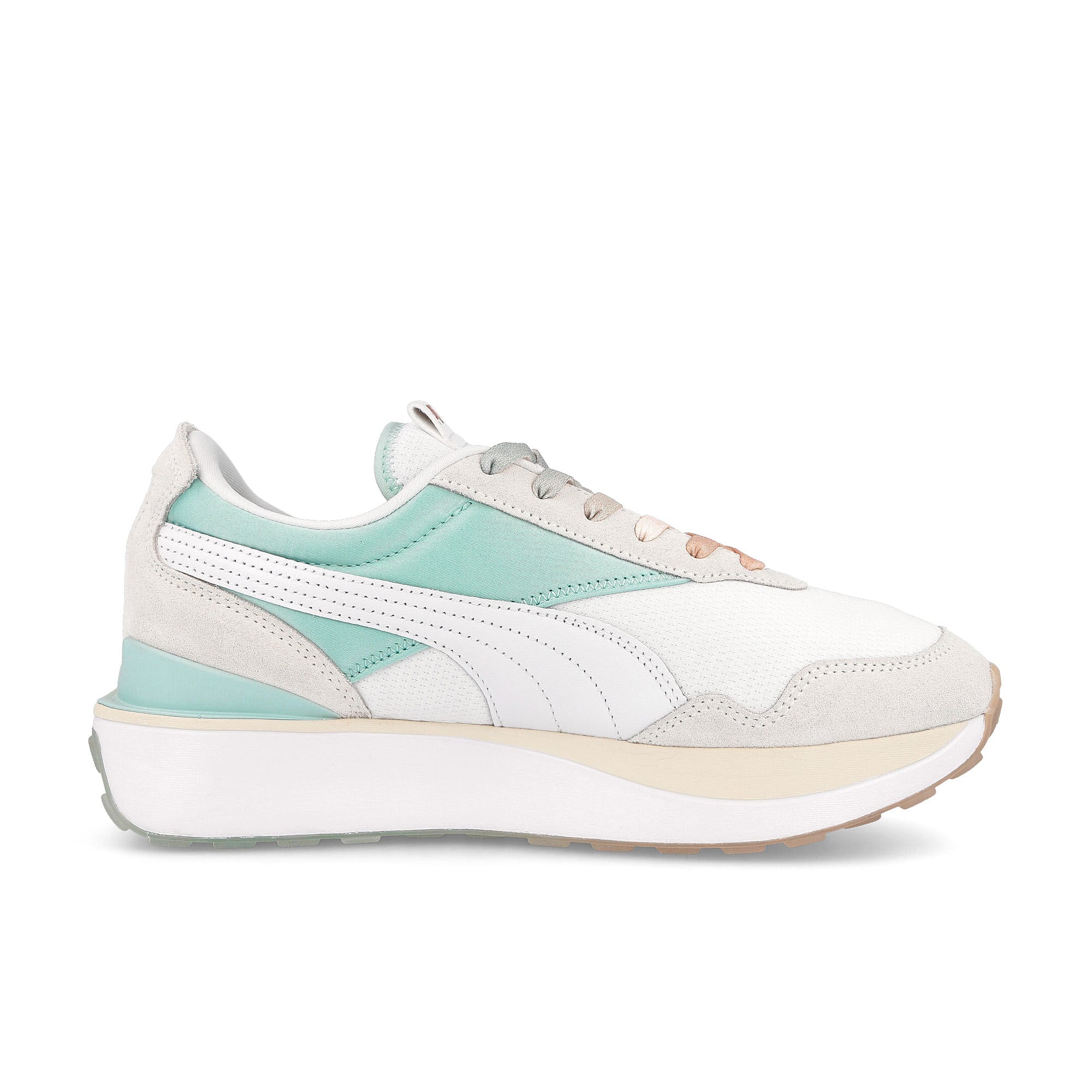 Puma wmns cruise rider gl Puma White - Eggshell Blue Sneakers Silhouette | Overkill