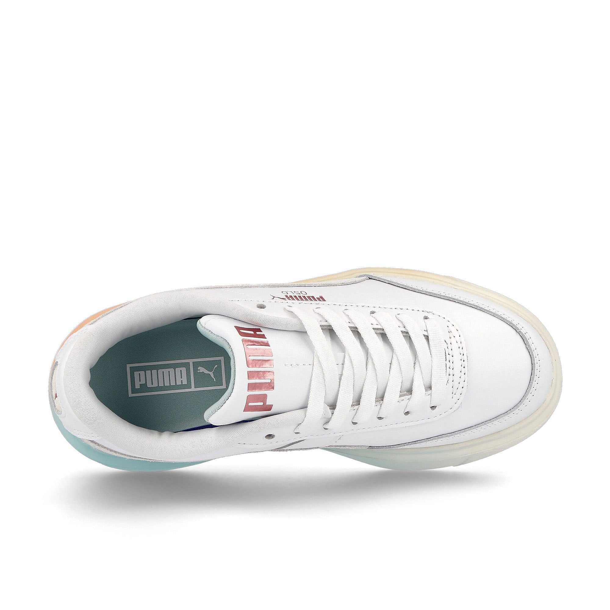 Puma wmns oslo maja gloaming Puma White - Ivory Glow - Eggshell Blue - Pea Sneakers Detailfoto | Overkill