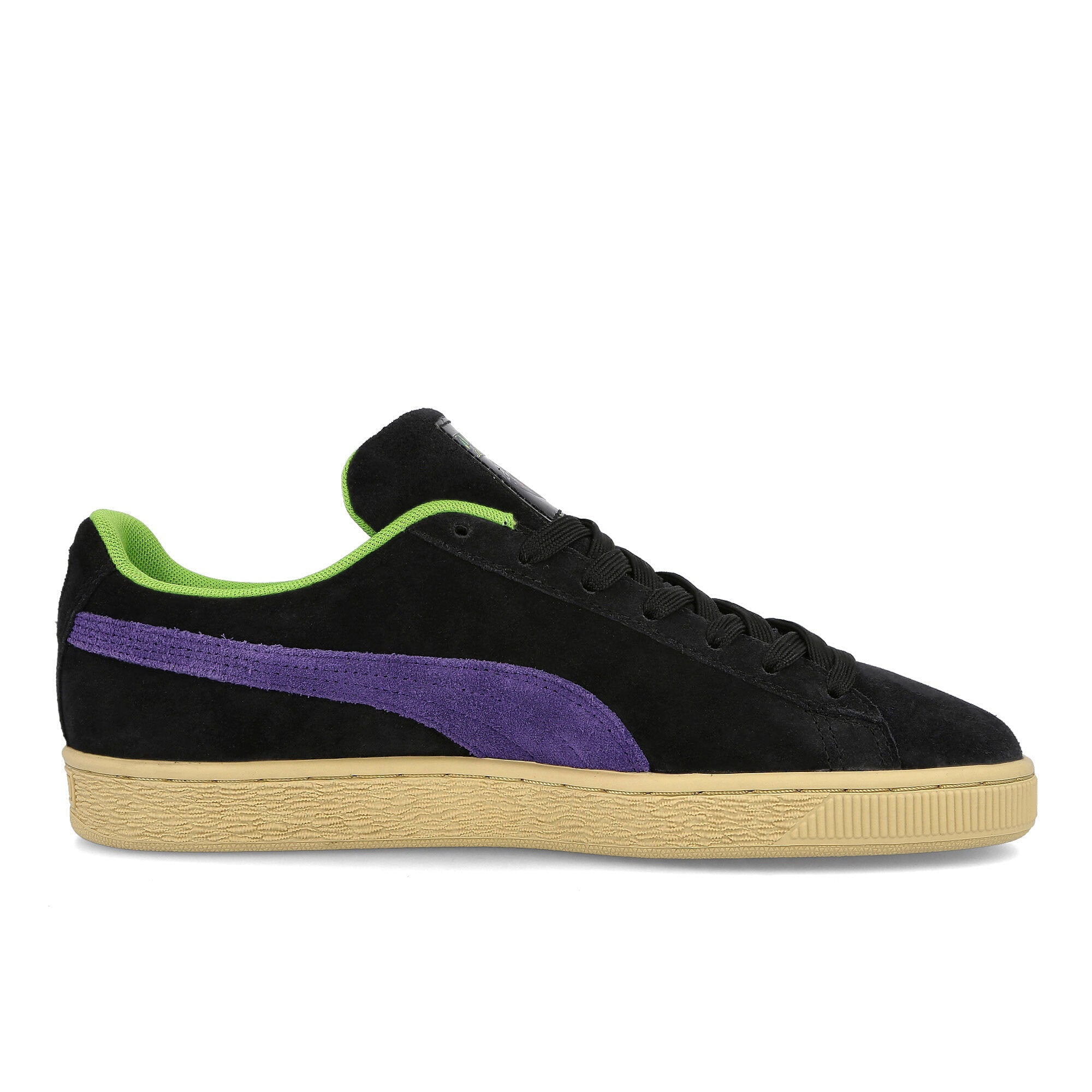 Puma Santa Cruz x Puma Suede Shark Puma Black - Green Flash Sneakers Silhouette | Overkill
