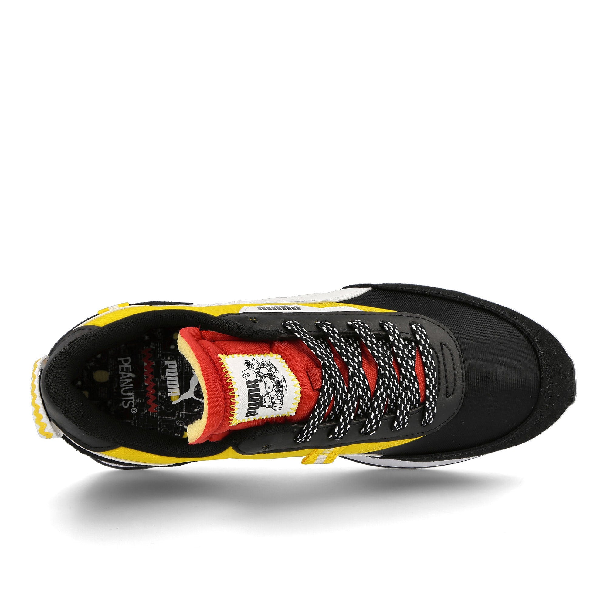 Puma Peanuts x Puma Future Rider Junior Puma Black - Maize Sneakers Detailfoto | Overkill