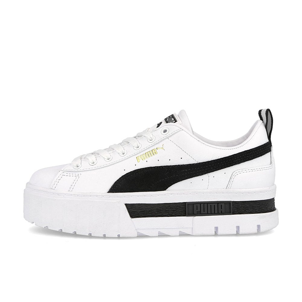 Puma wmns mayze leather Puma White - Puma Black 381983 01 | Overkill