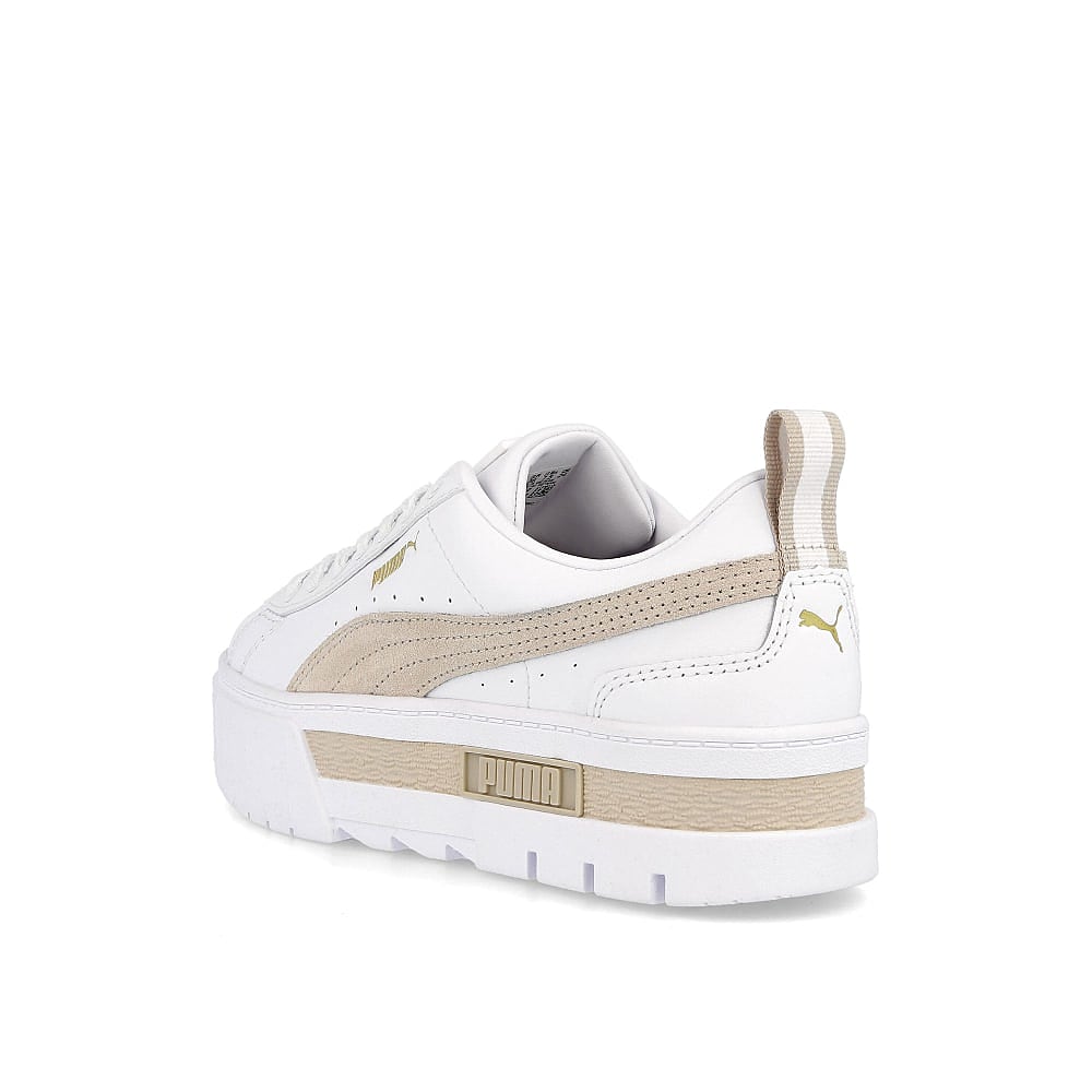 Puma wmns mayze leather Puma White - Peyote Sneakers Material | Overkill