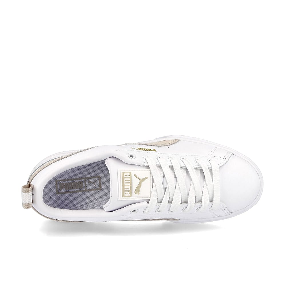 Puma wmns mayze leather Puma White - Peyote Sneakers Detailfoto | Overkill