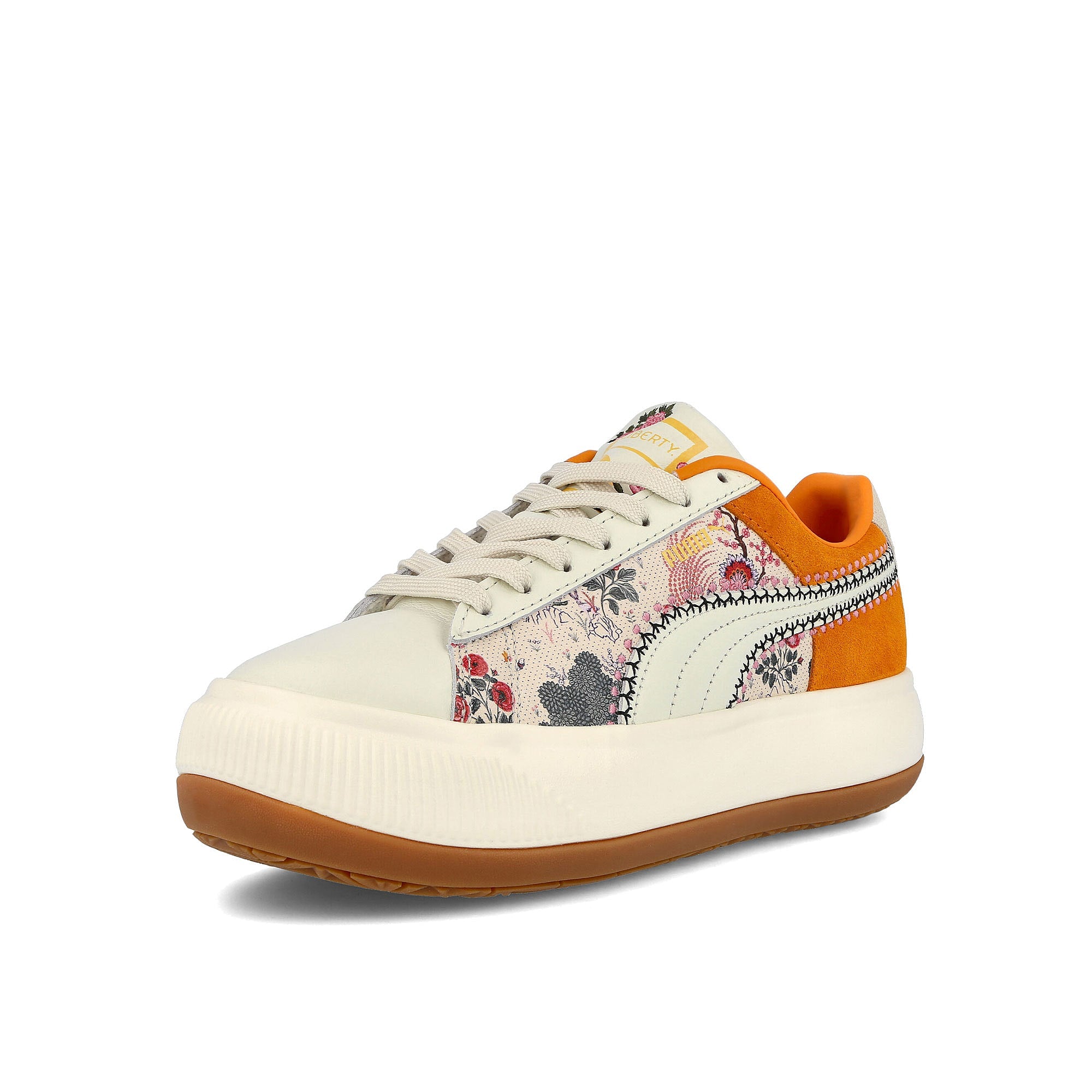 Puma Liberty x Puma Wmns Suede Mayu 3 Marshmellow - Marshmellow Sneakers Close Up | Overkill