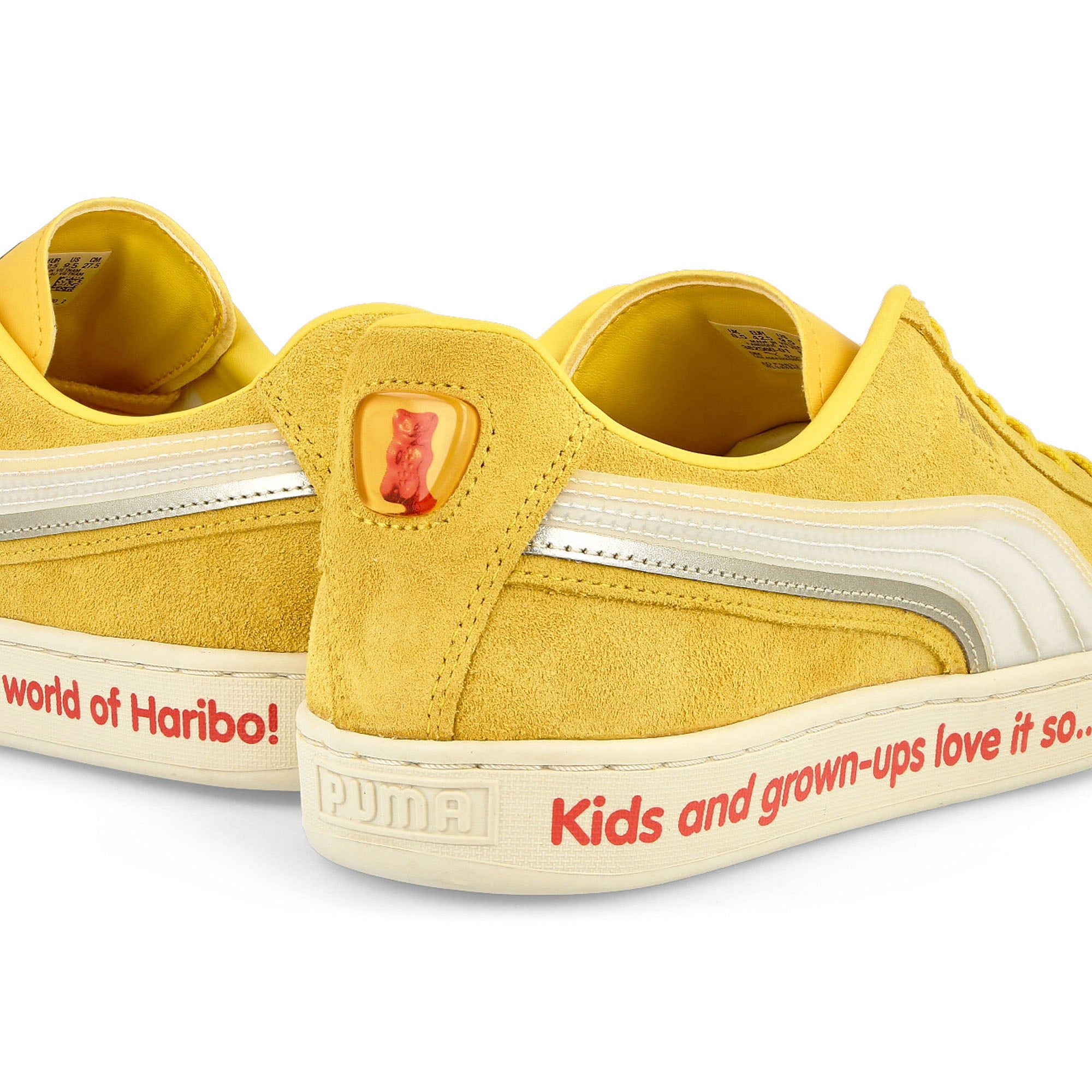 Puma Haribo x Puma Suede Triplex Mimosa - Whisper White Sneakers Detailfoto | Overkill