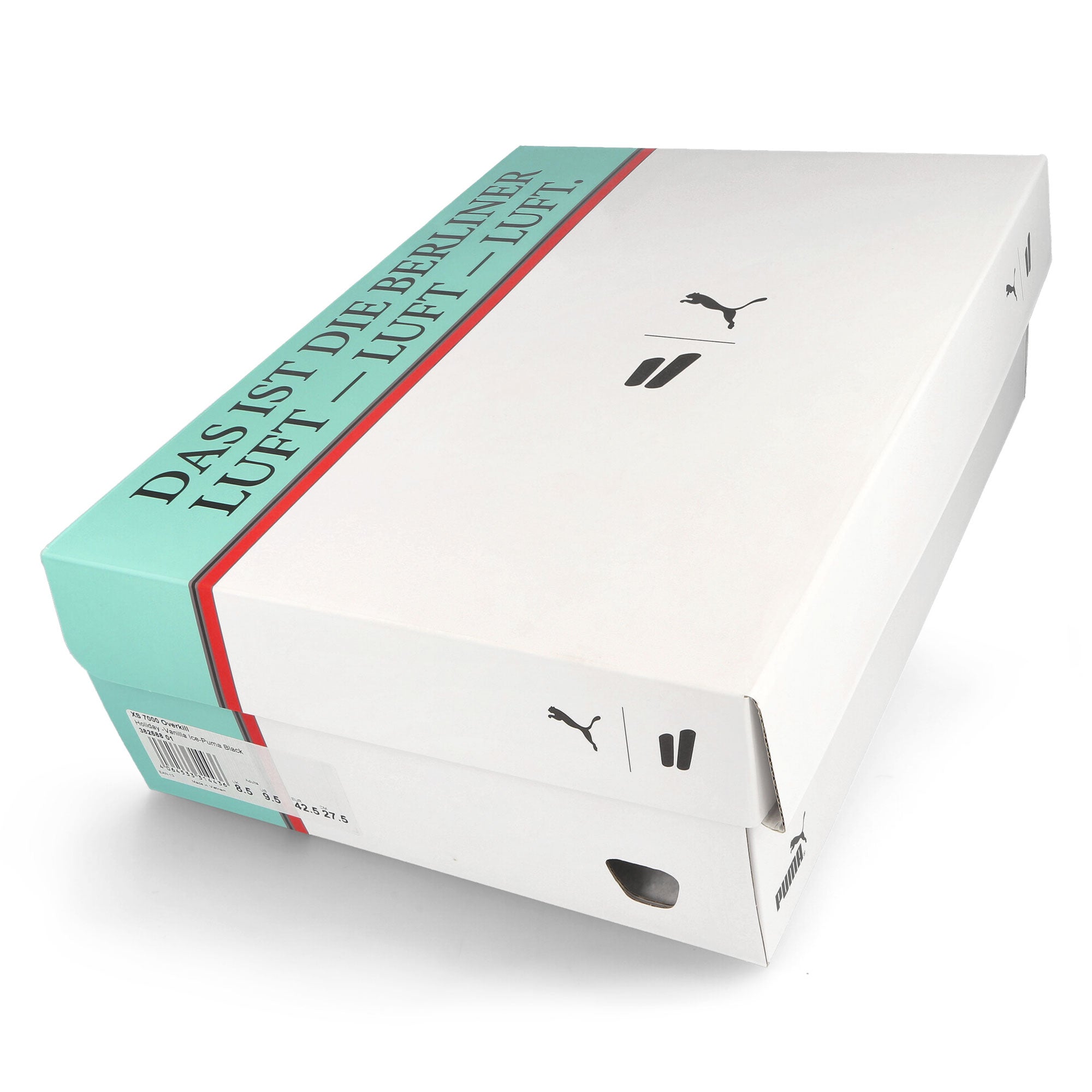 Overkill x Puma XS 7000 Pfeffiboys Holiday - Vanilla Ice - Puma Black Low Top Sneakers 382588 01 Detail View 3 | Overkill