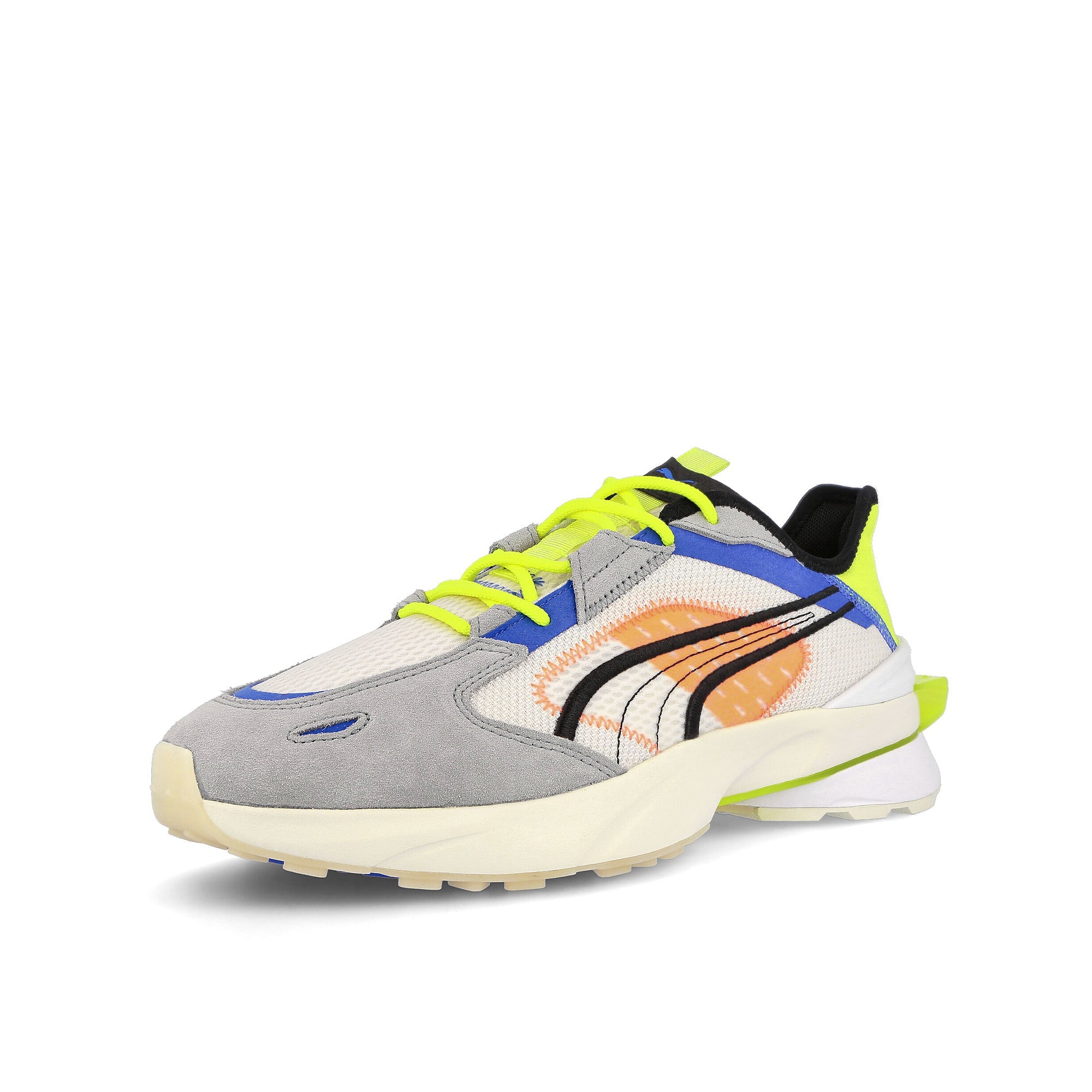 Puma pwrframe op-1 abstract Nimbus Cloud - Yellow - White Sneakers Close Up | Overkill