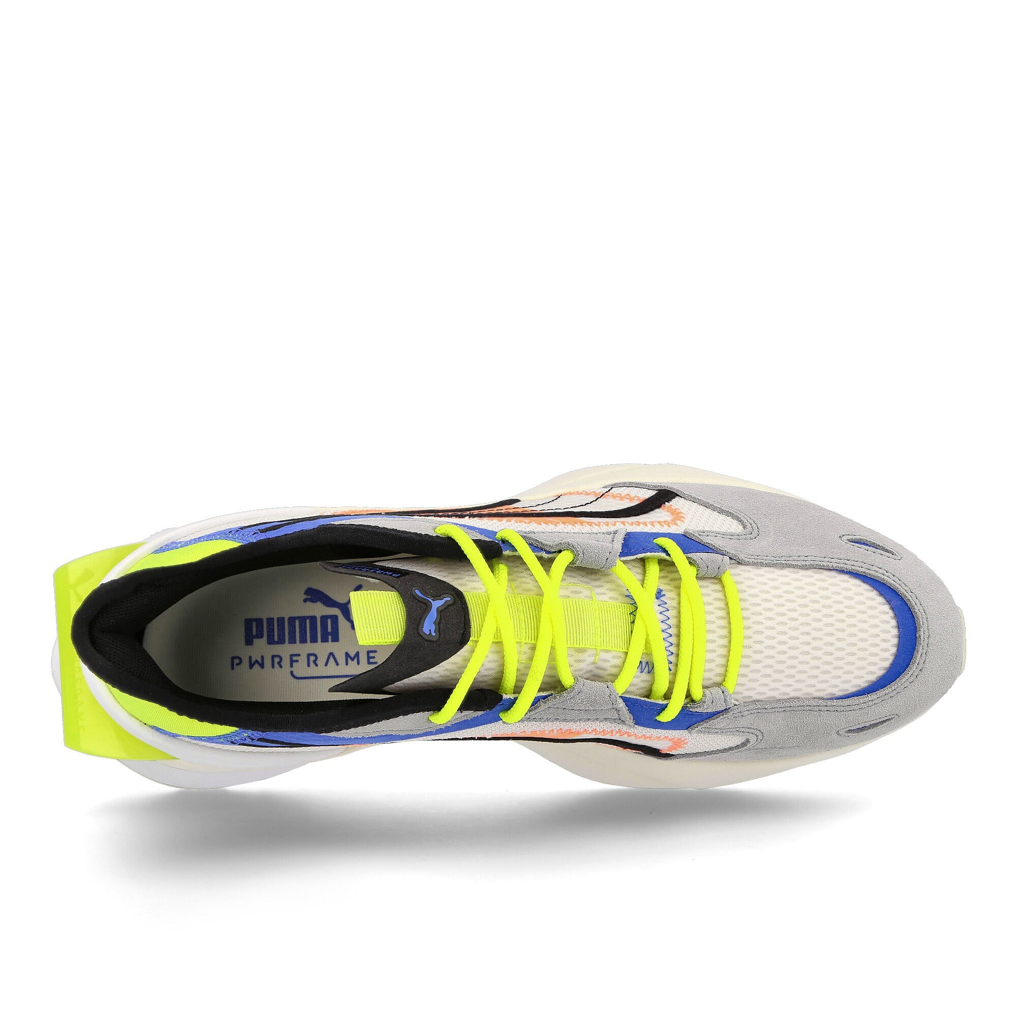 Puma pwrframe op-1 abstract Nimbus Cloud - Yellow - White Sneakers Detailfoto | Overkill