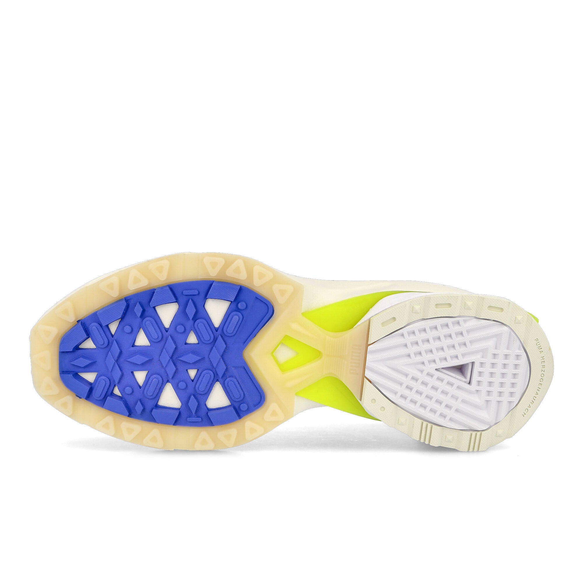 Puma pwrframe op-1 abstract Nimbus Cloud - Yellow - White Sneakers Detail View 1 | Overkill
