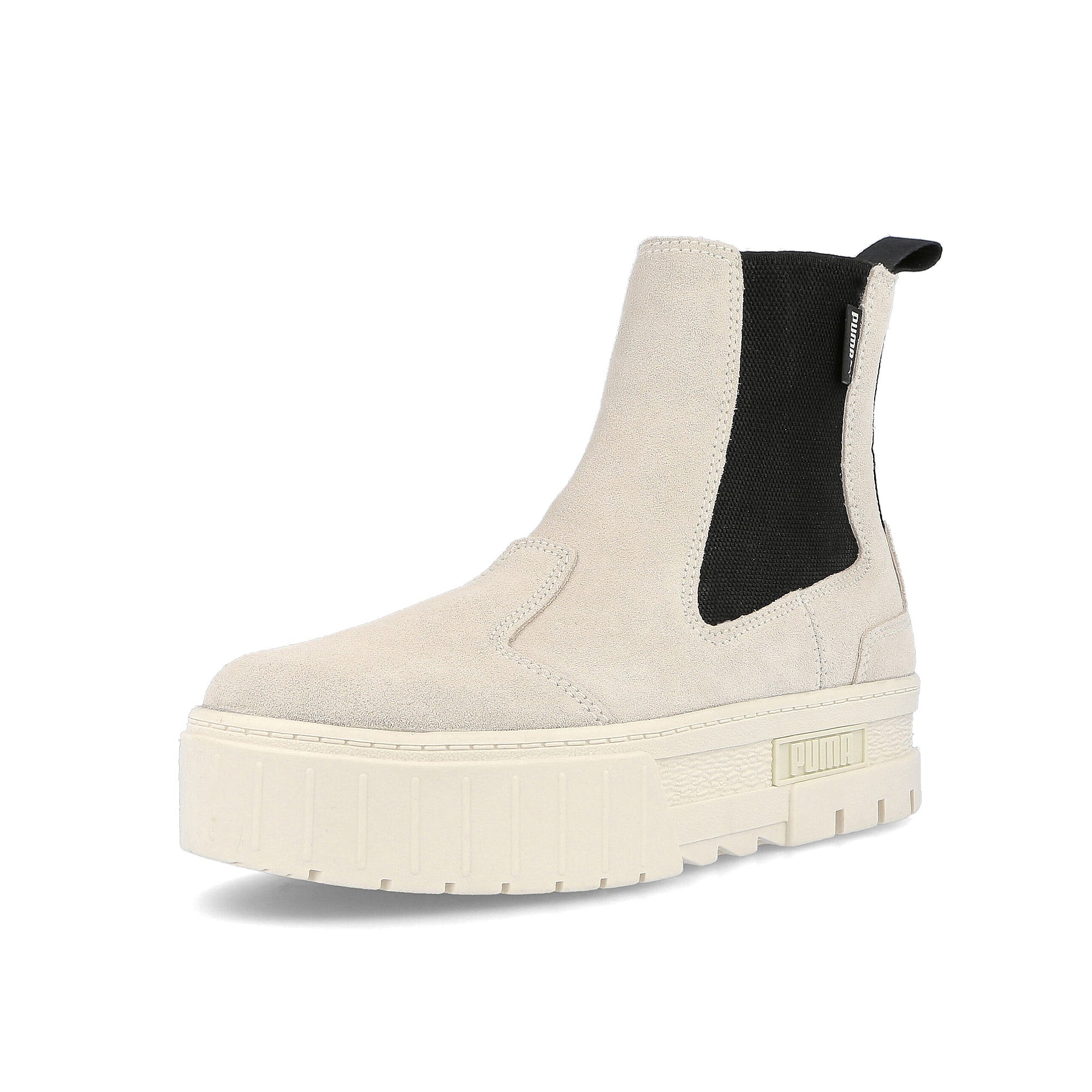 Puma wmns mayze chelsea suede Marshmellow Sneakers Close Up | Overkill