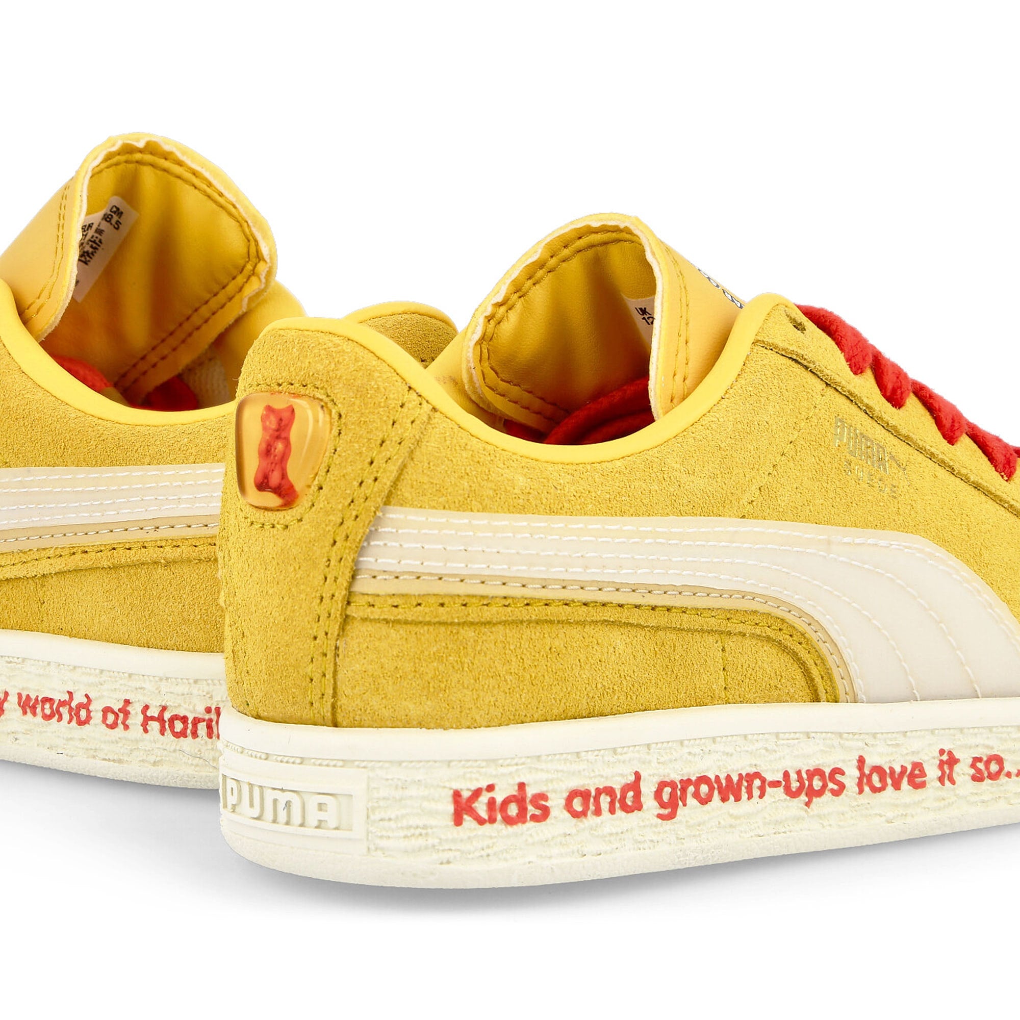Puma Haribo x Puma Suede Triplex PS Mimosa - Whisper White Low Top Sneakers Detailfoto | Overkill