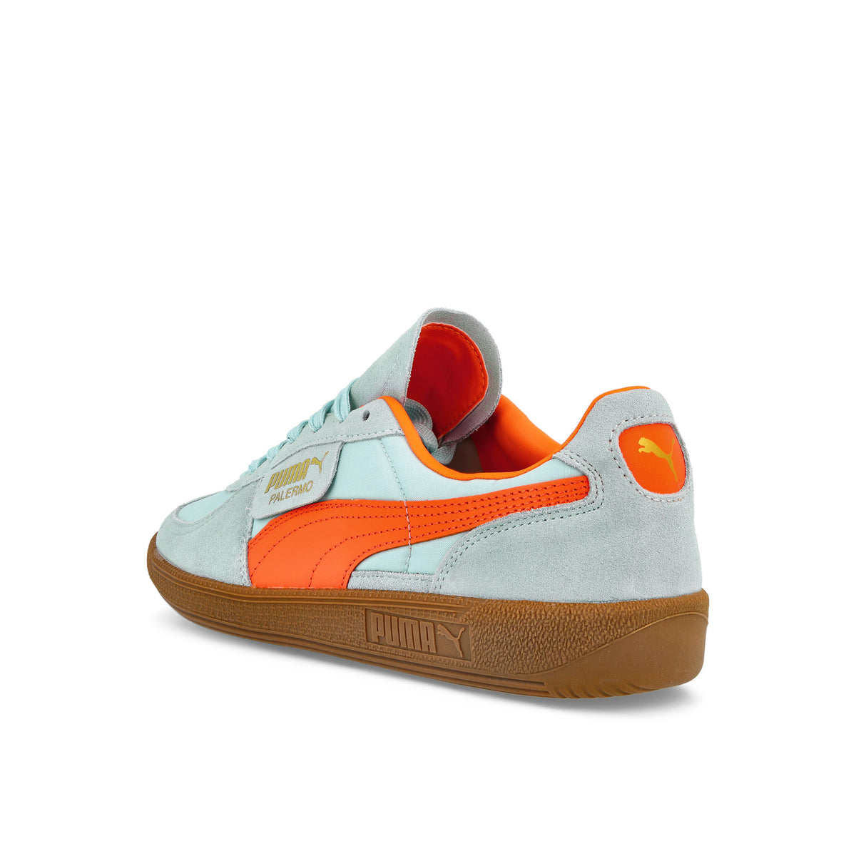 Puma Palermo OG Silver Sky - Cayenne Pepper-Gum Low Top Sneakers Material | Overkill