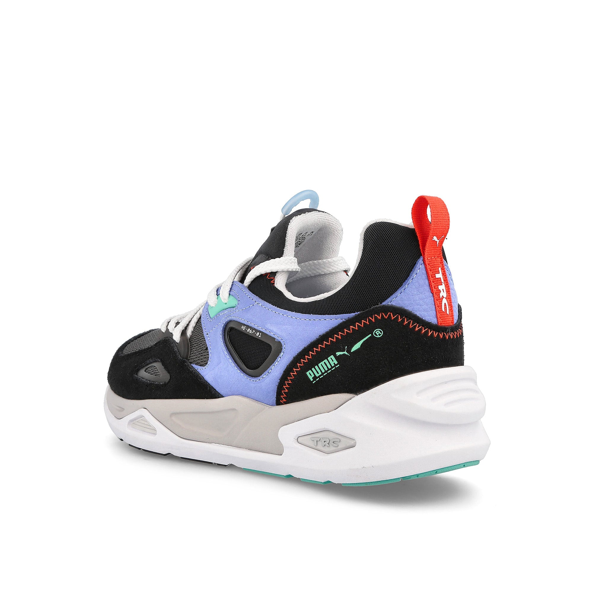 Puma trc blaze the triangle Asphalt - Puma Black - Elektro Purple Sneakers Material | Overkill