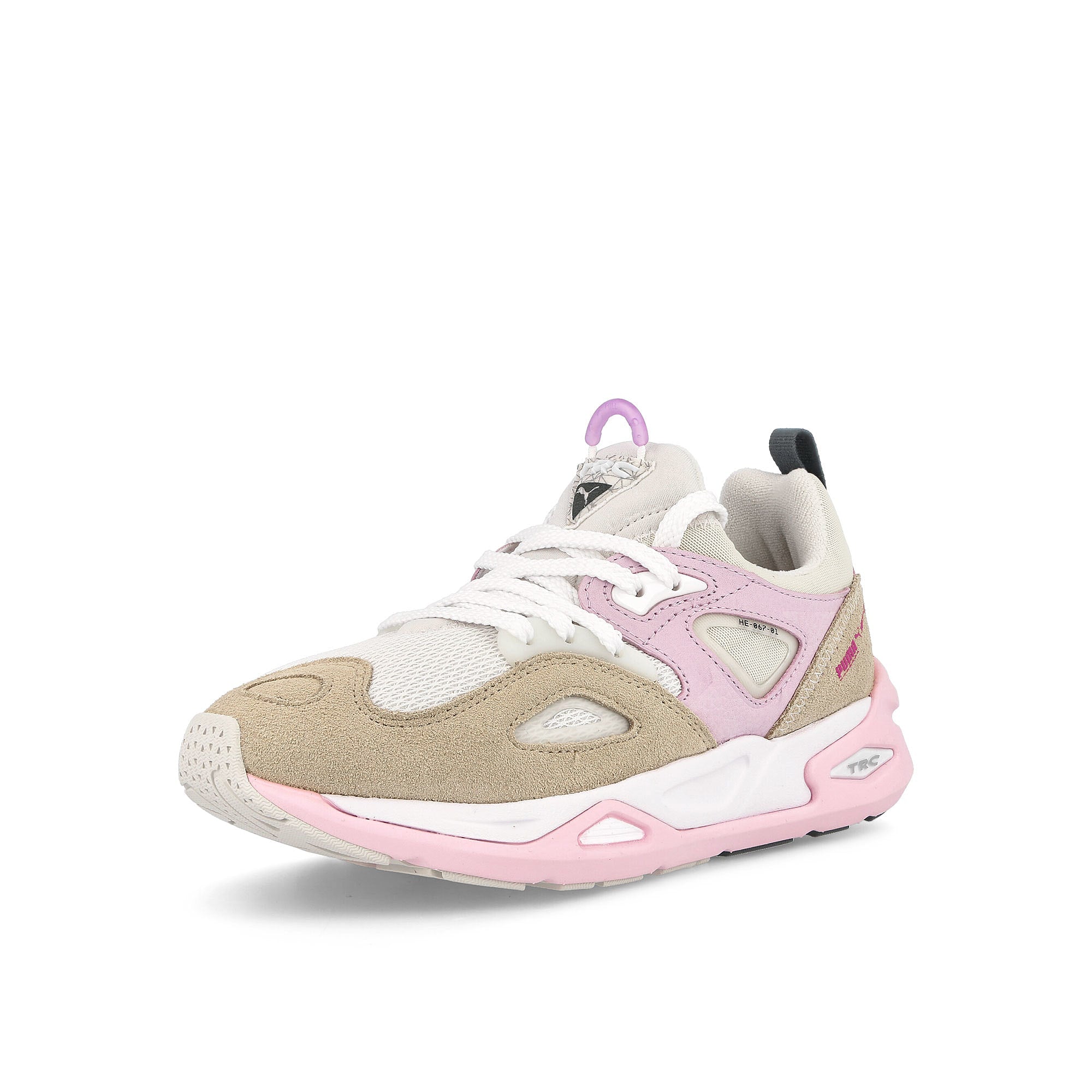 Puma trc blaze the triangle Nimbus Cloud - Pale Khaki - Lavender Fog Sneakers Close Up | Overkill