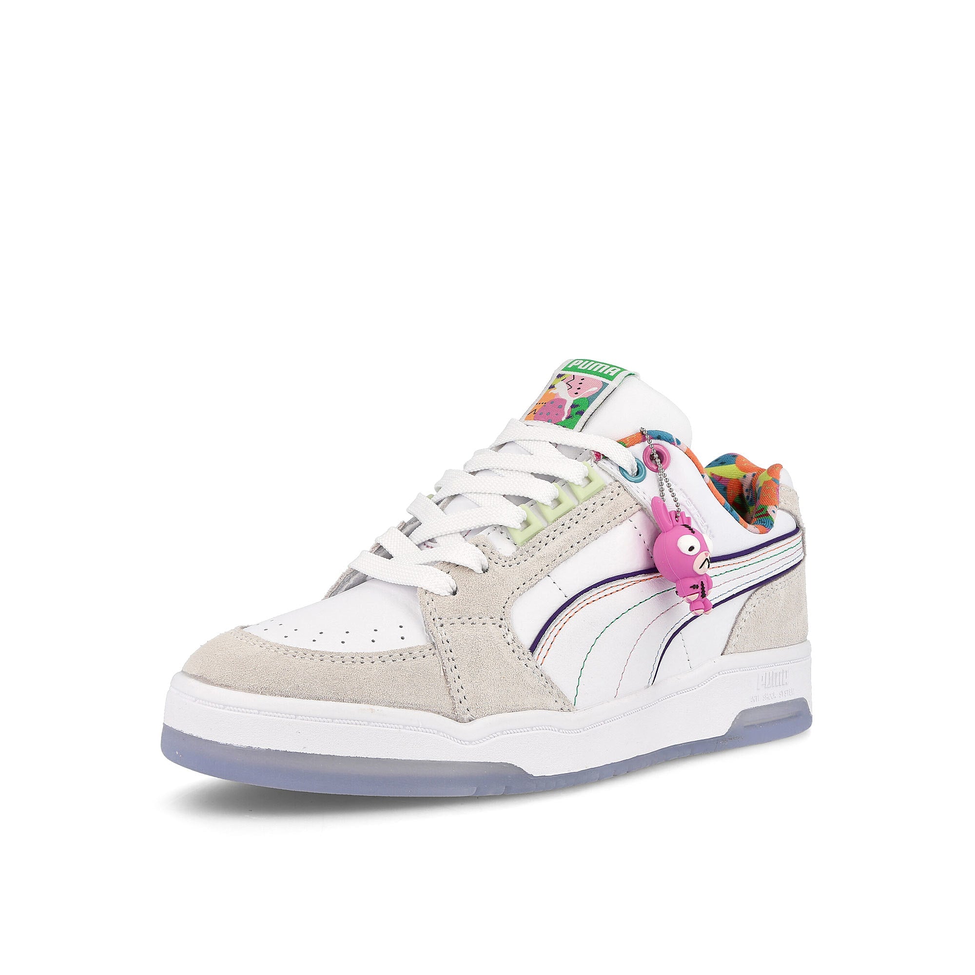 Puma slipstream lo mb Puma White - Opera Mauve Sneakers Close Up | Overkill