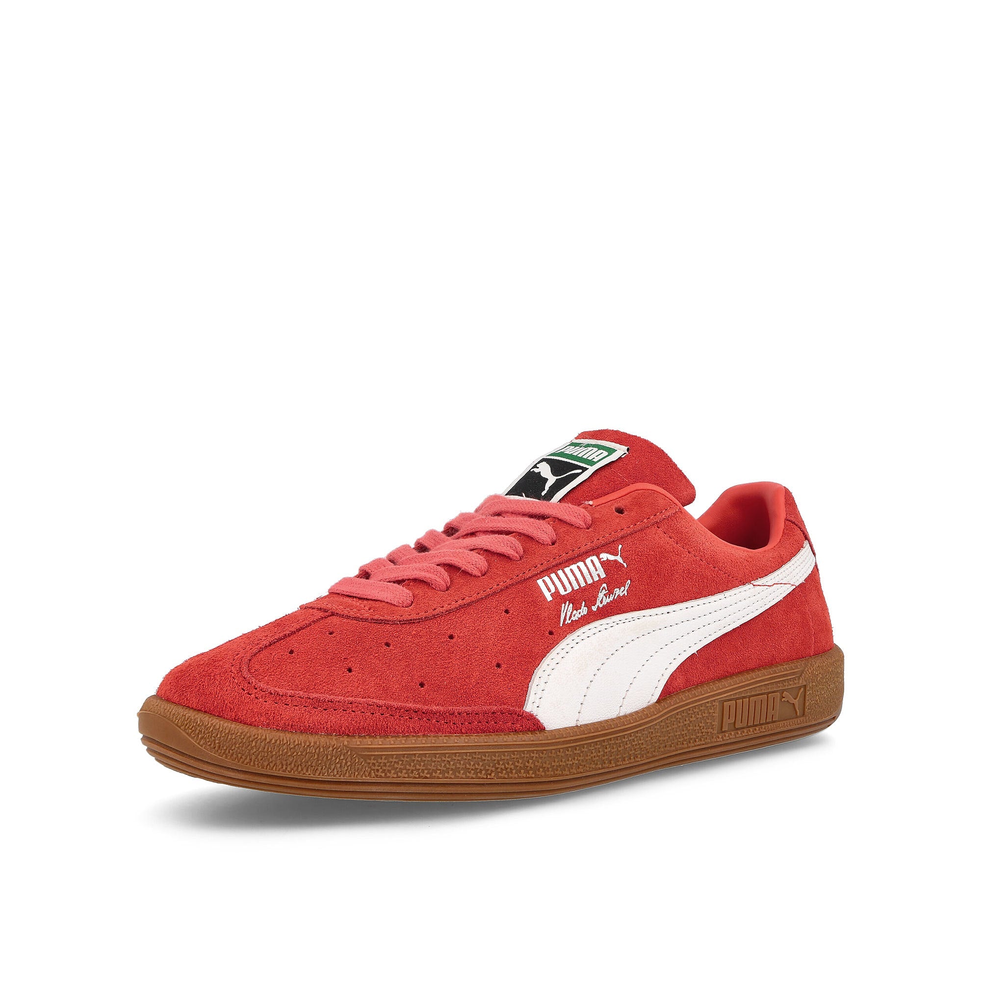 Puma vlado stenzel suede Burnt Red - Gum Low Top Sneakers Close Up | Overkill