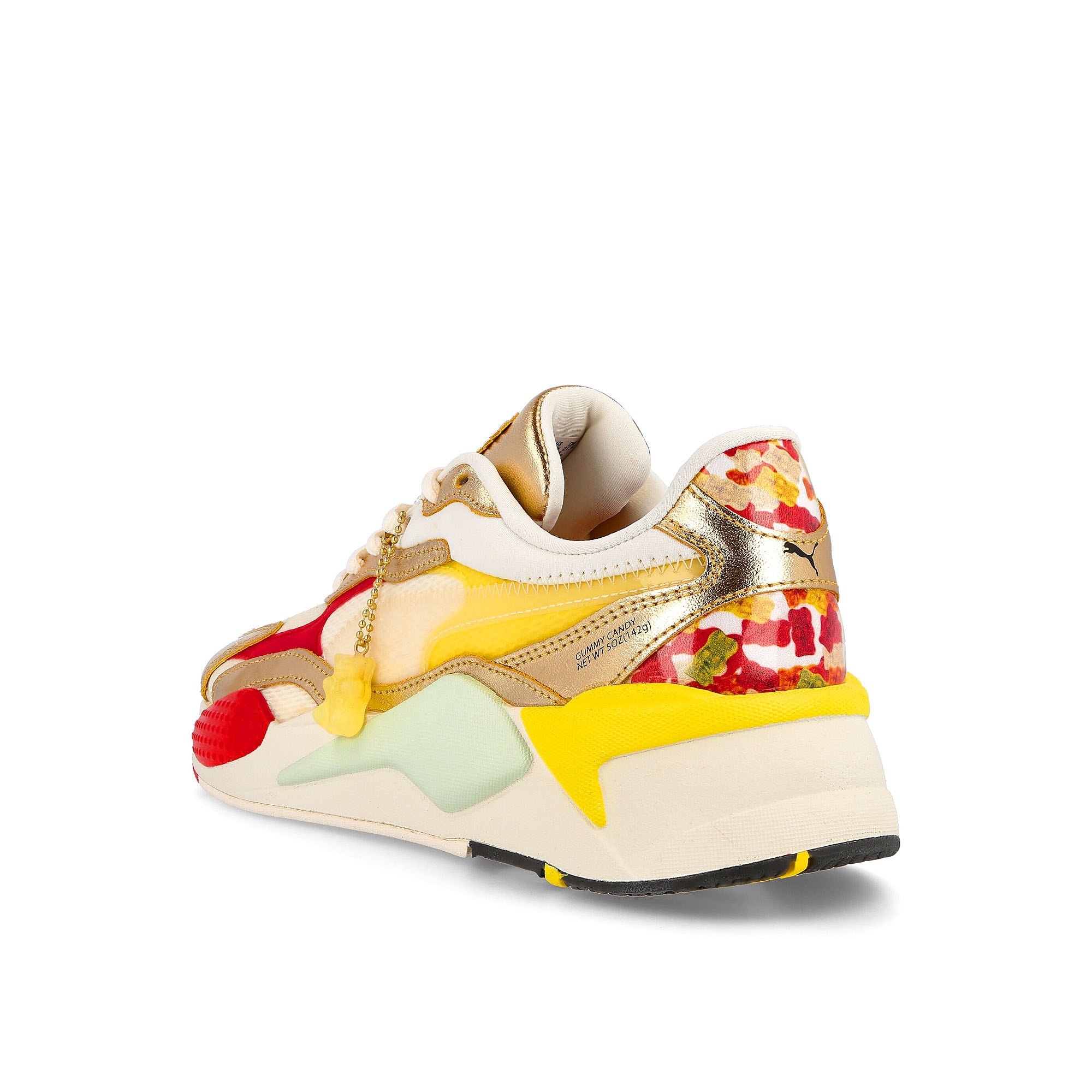 Puma Haribo x Puma RS-X³ Whisper White - Puma Team Gold Close-up | Overkill