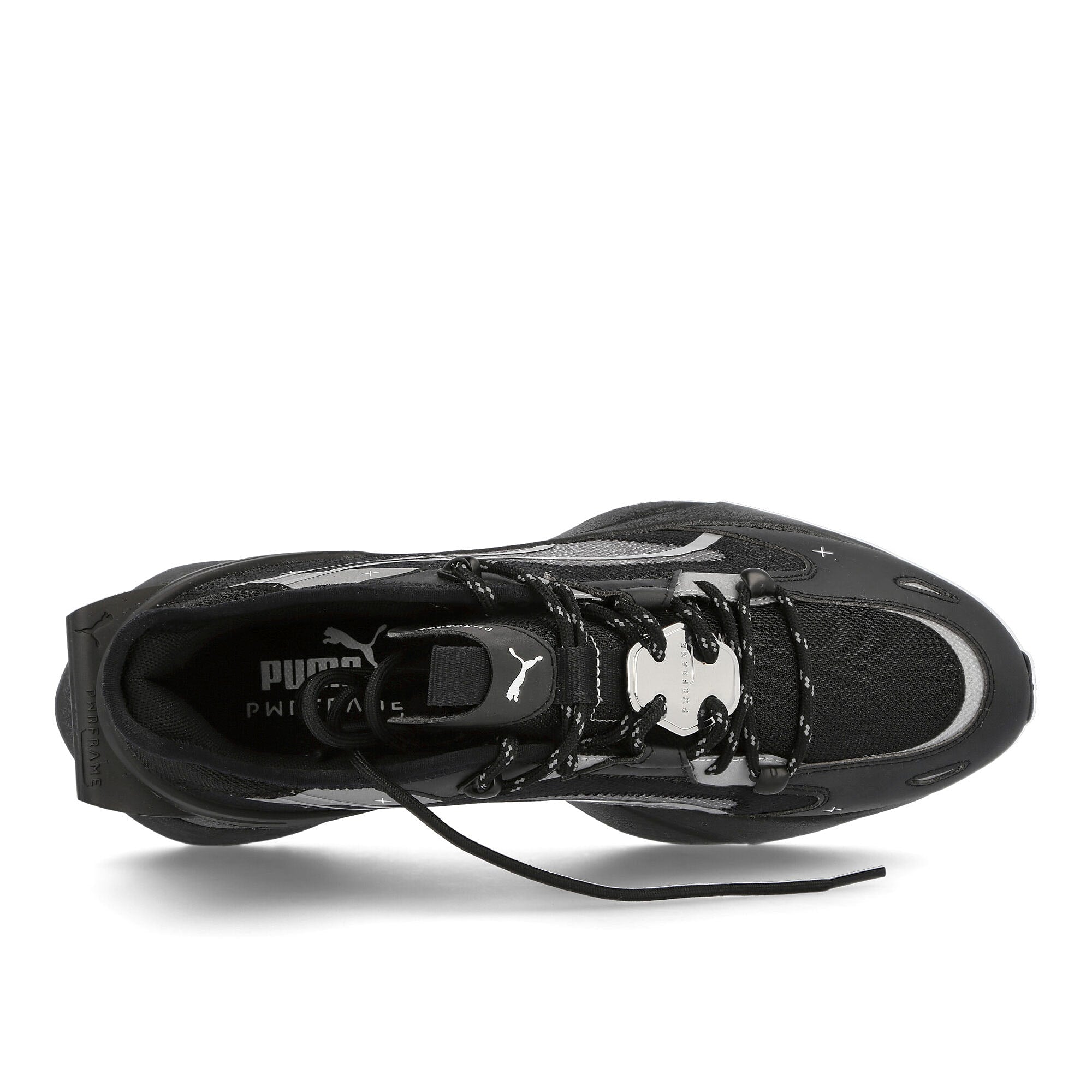 Puma pwrframe op-1 tech Puma Black - Puma Silver Low Top Sneakers Detailfoto | Overkill