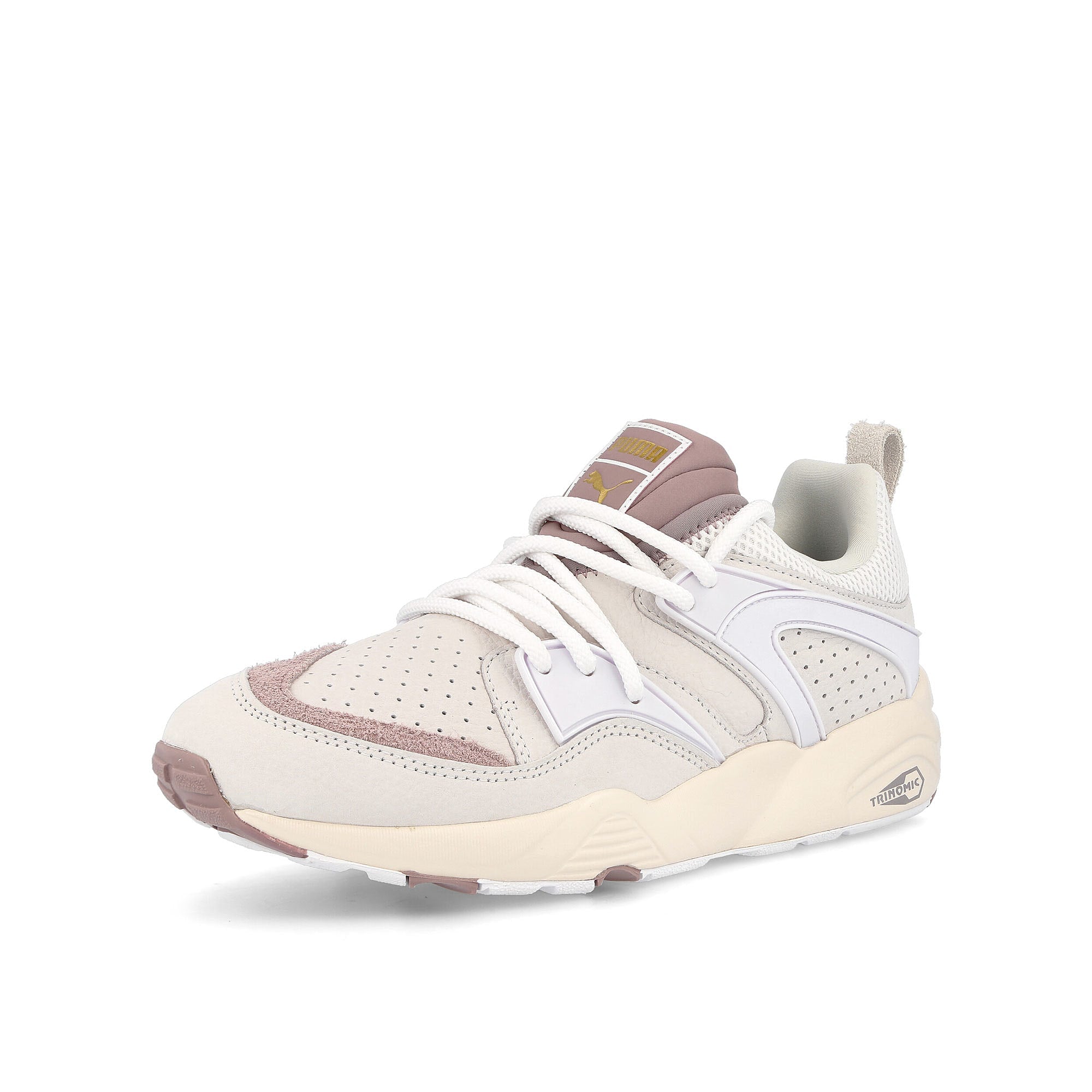 Puma blaze of glory premium Puma White - Whisper White - Quail Sneakers Close Up | Overkill