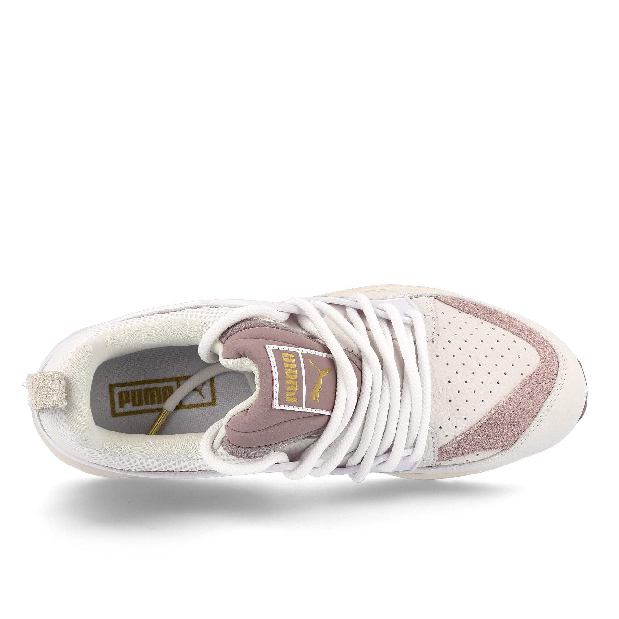 Puma blaze of glory premium Puma White - Whisper White - Quail Sneakers Detailfoto | Overkill
