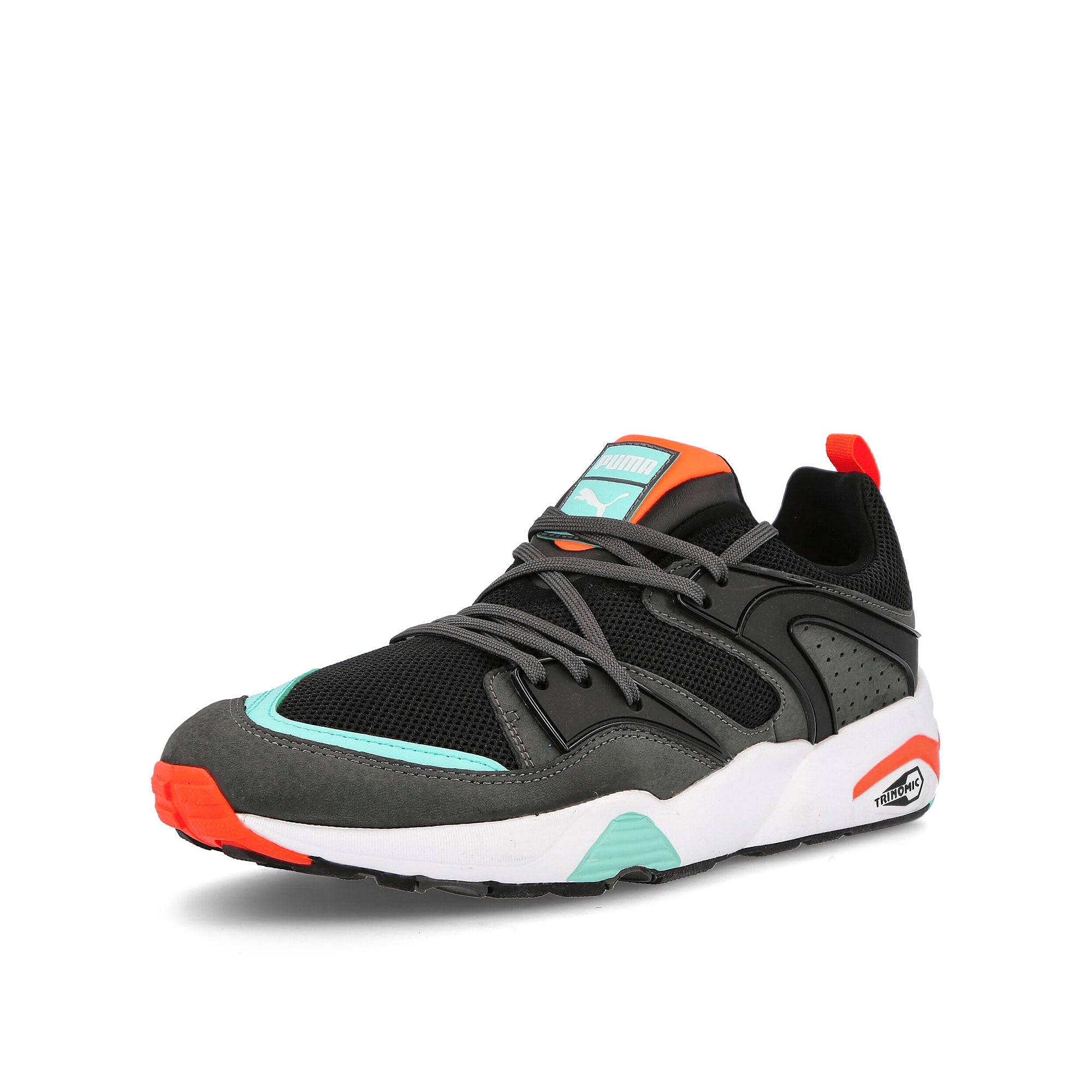 Puma blaze of glory reverseclas Puma Black - Steel Gray Sneakers Close Up | Overkill