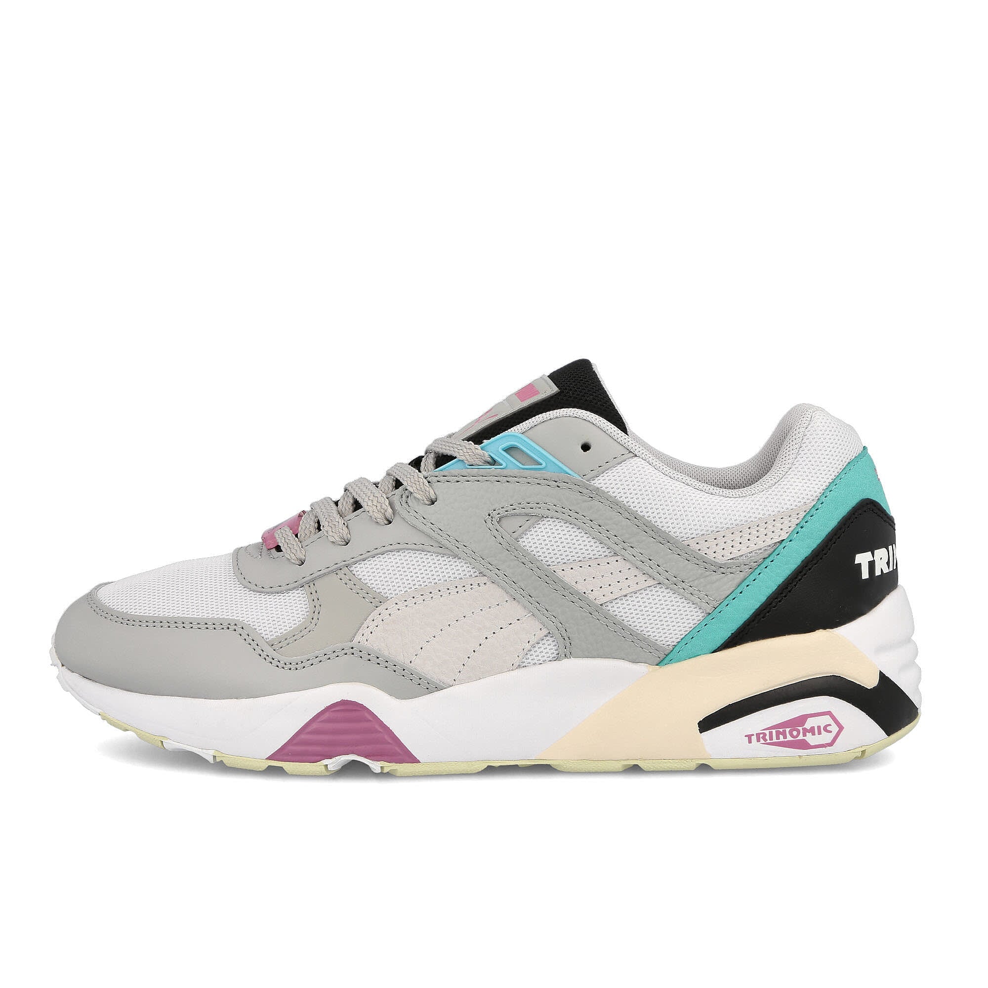 Puma r698 reverse classics Harbor Mist - Puma White Sneakers 383534 03 | Overkill